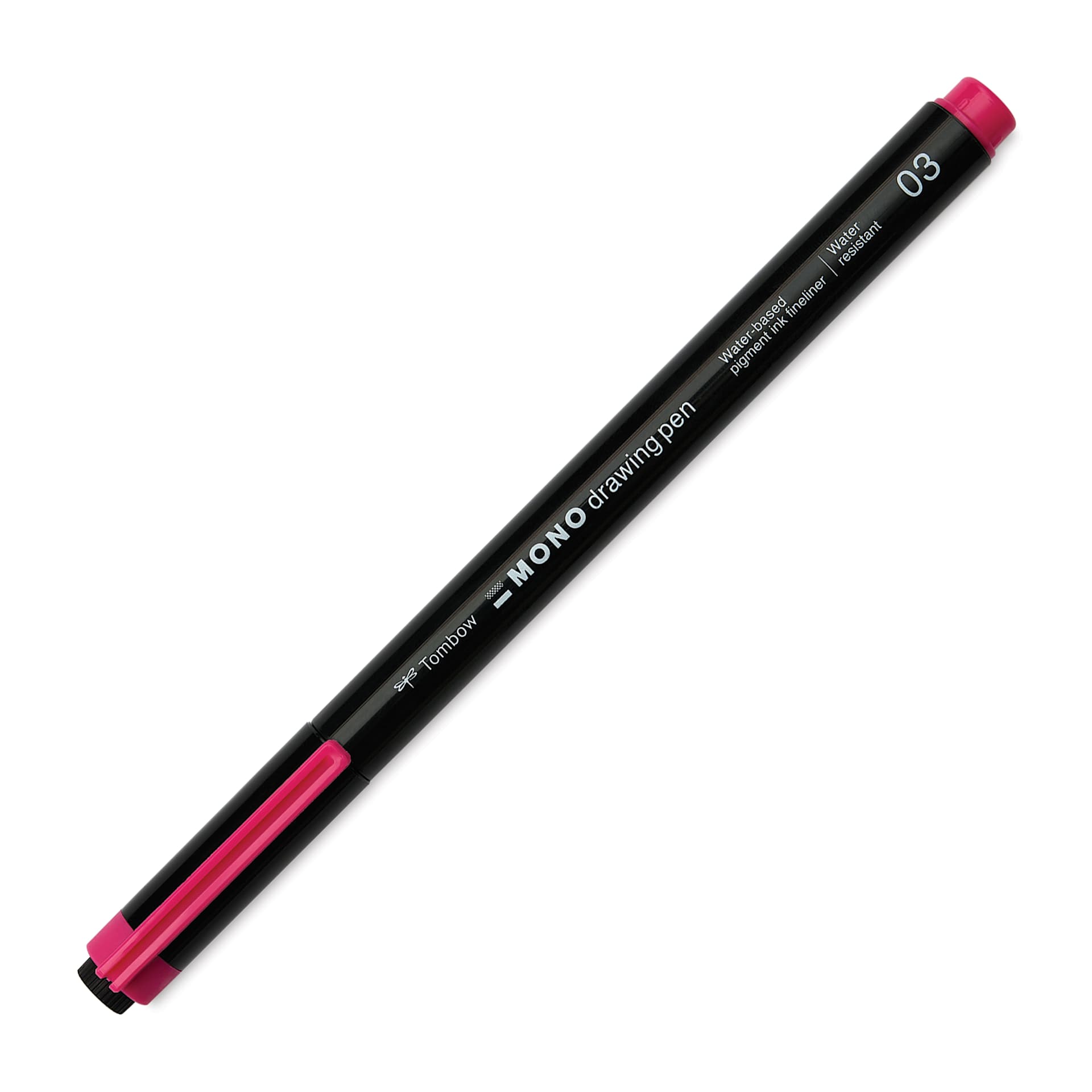Tombow Mono Drawing Pen - Pink, 03, cap on