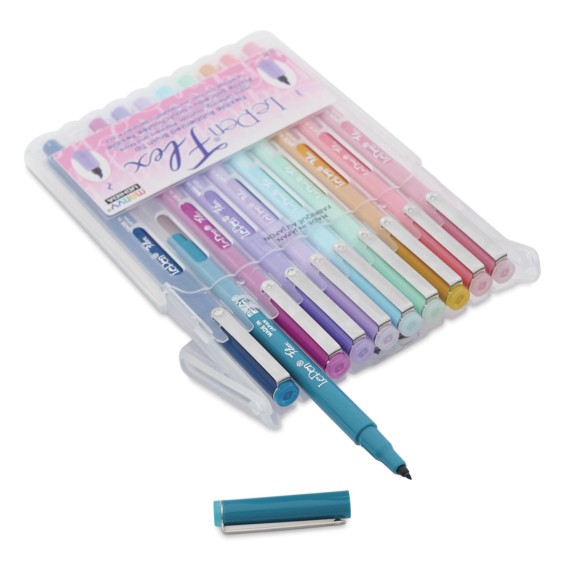 Marvy Uchida LePen Flex Marker - Set of 10, Pastel