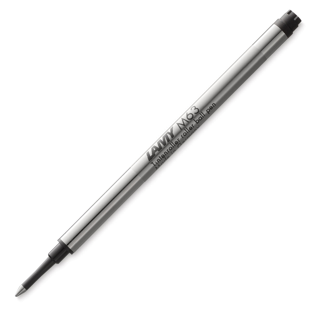 Lamy M63 Rollerball Pen Refill - Black refill at angle Lamy M63 Rollerball Pen Refill - Black refill at angle