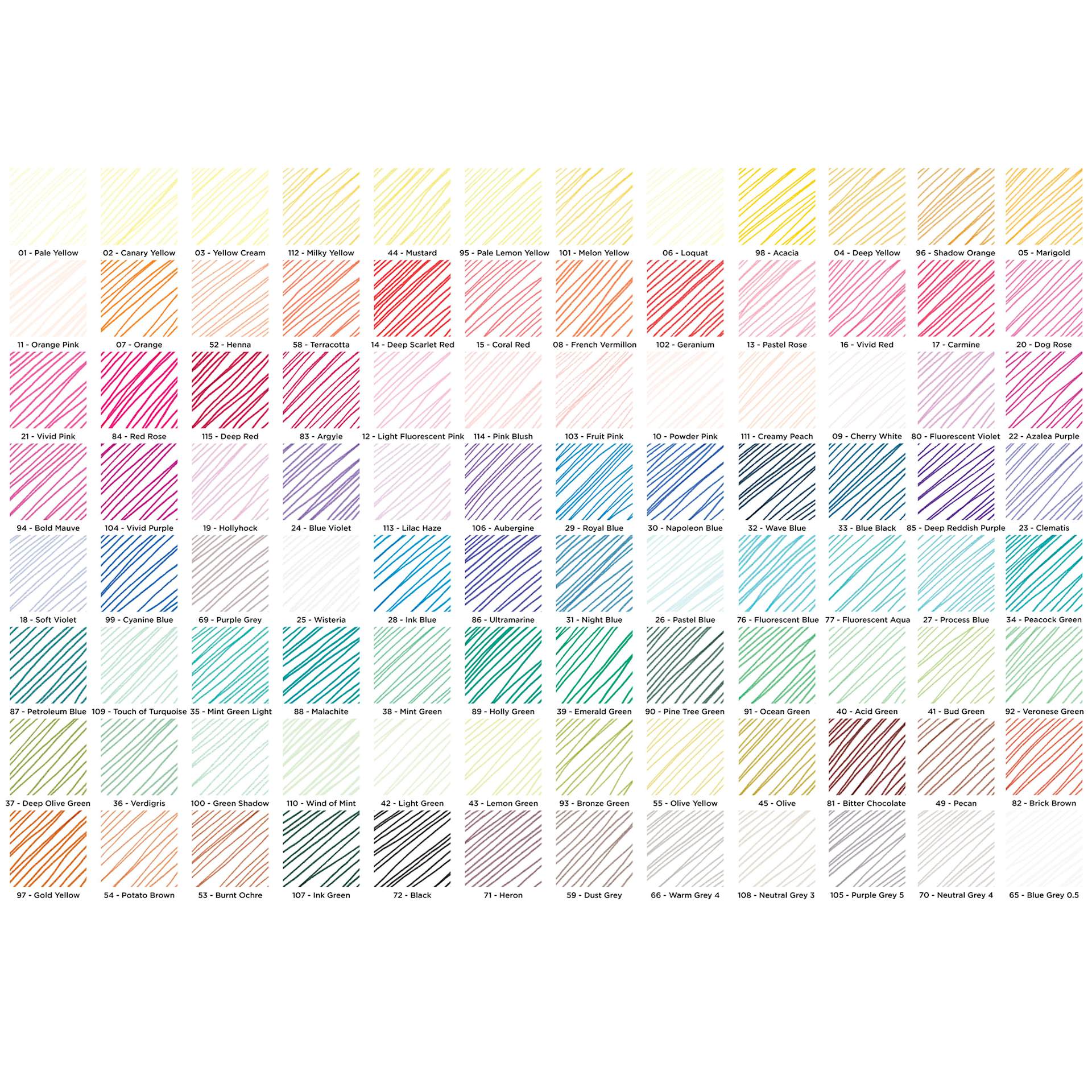artPOP! Fine Tip Pens - Set of 96, swatches of colors in set