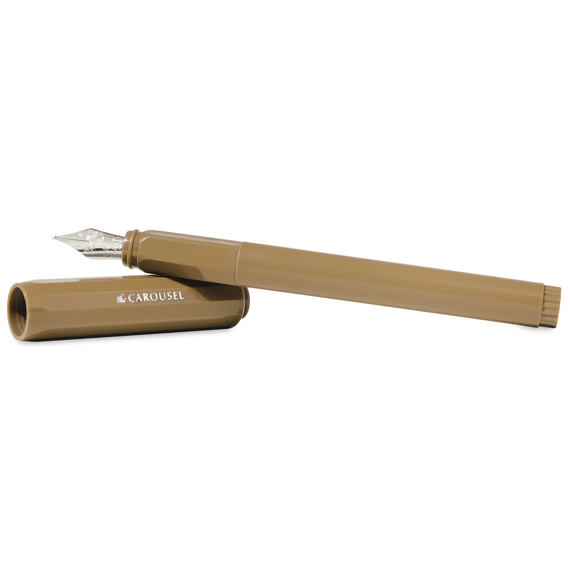 Ferris Wheel Press Carousel Fountain Pen - Oinking Embers, cap off