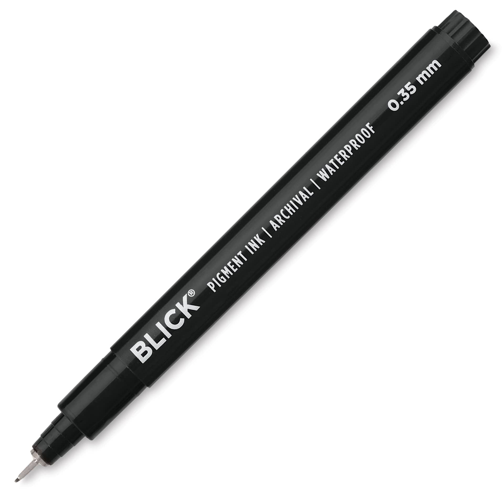 Blick Studio Pigment Liner - Black 03 - with cap removed