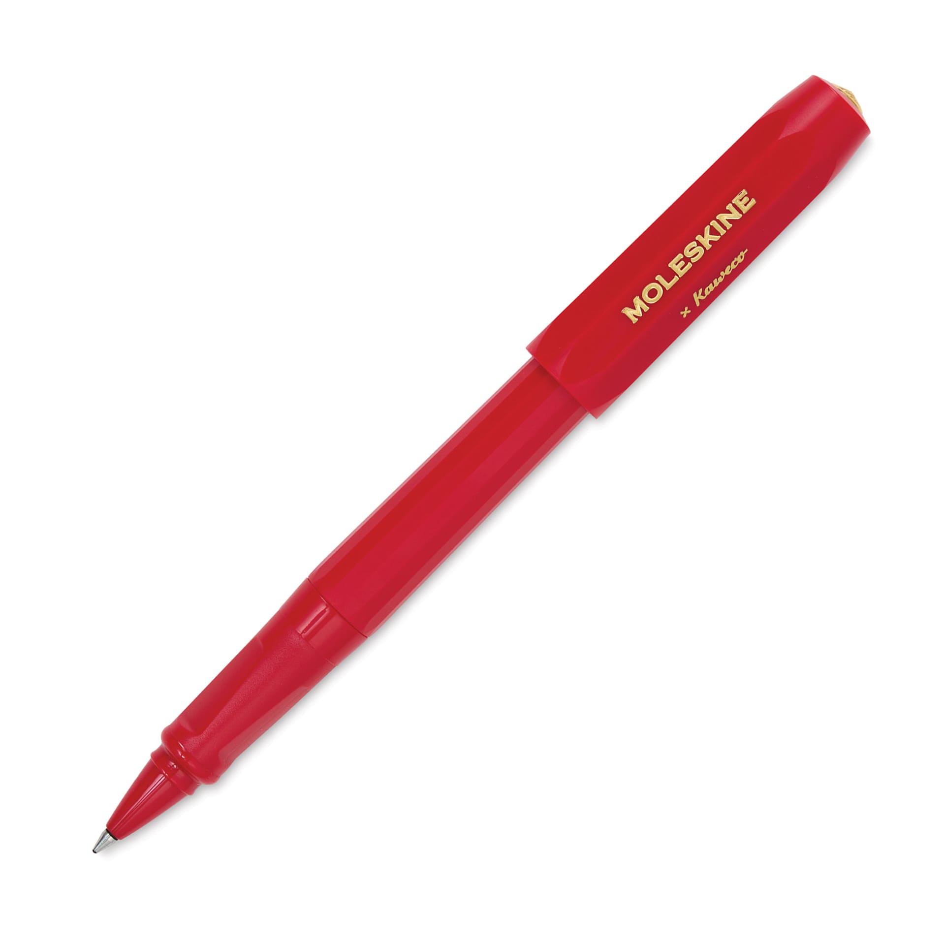 Moleskine Kaweco Rollerball Pen - Red with cap off