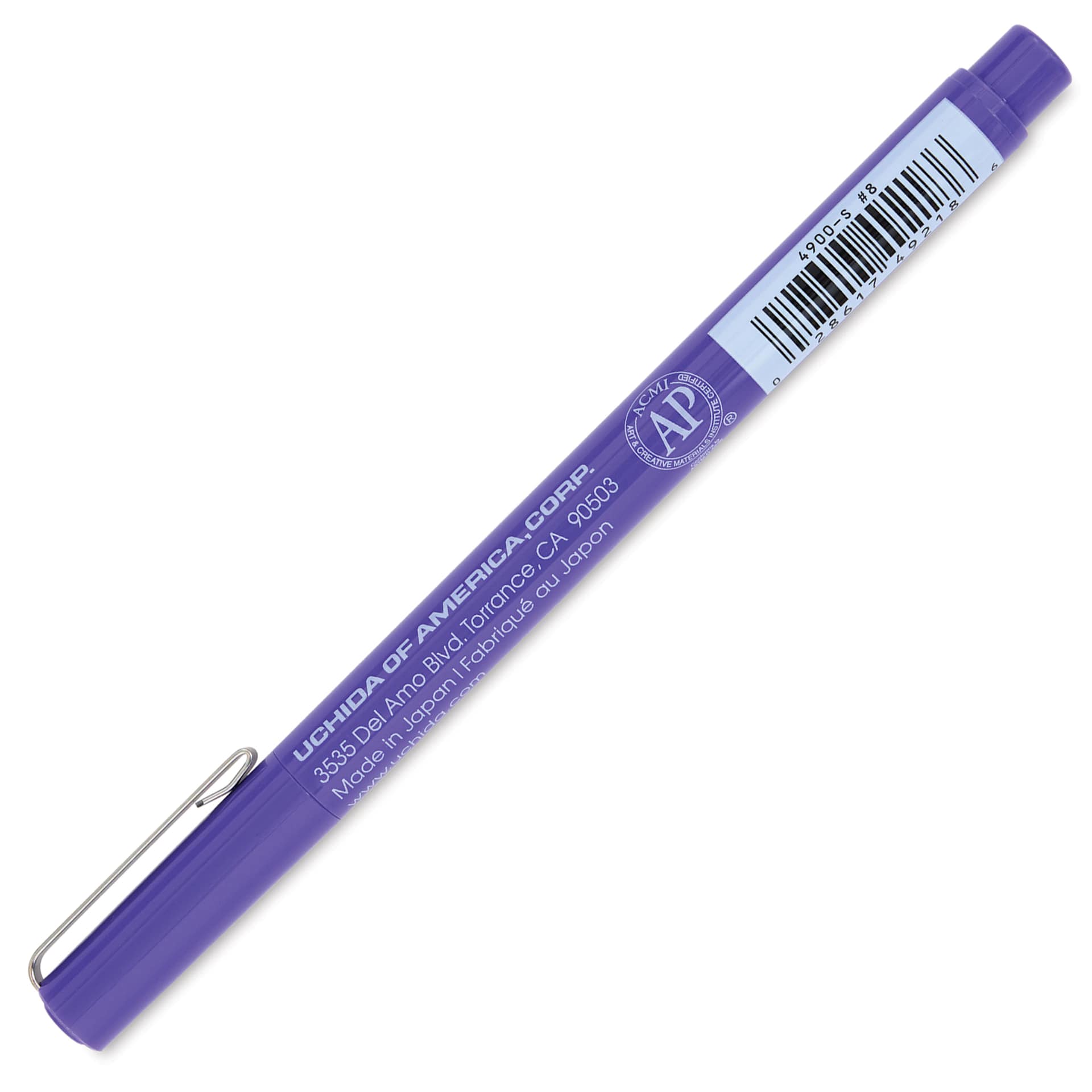 Marvy Uchida LePen Pigment Pen - Lavender side