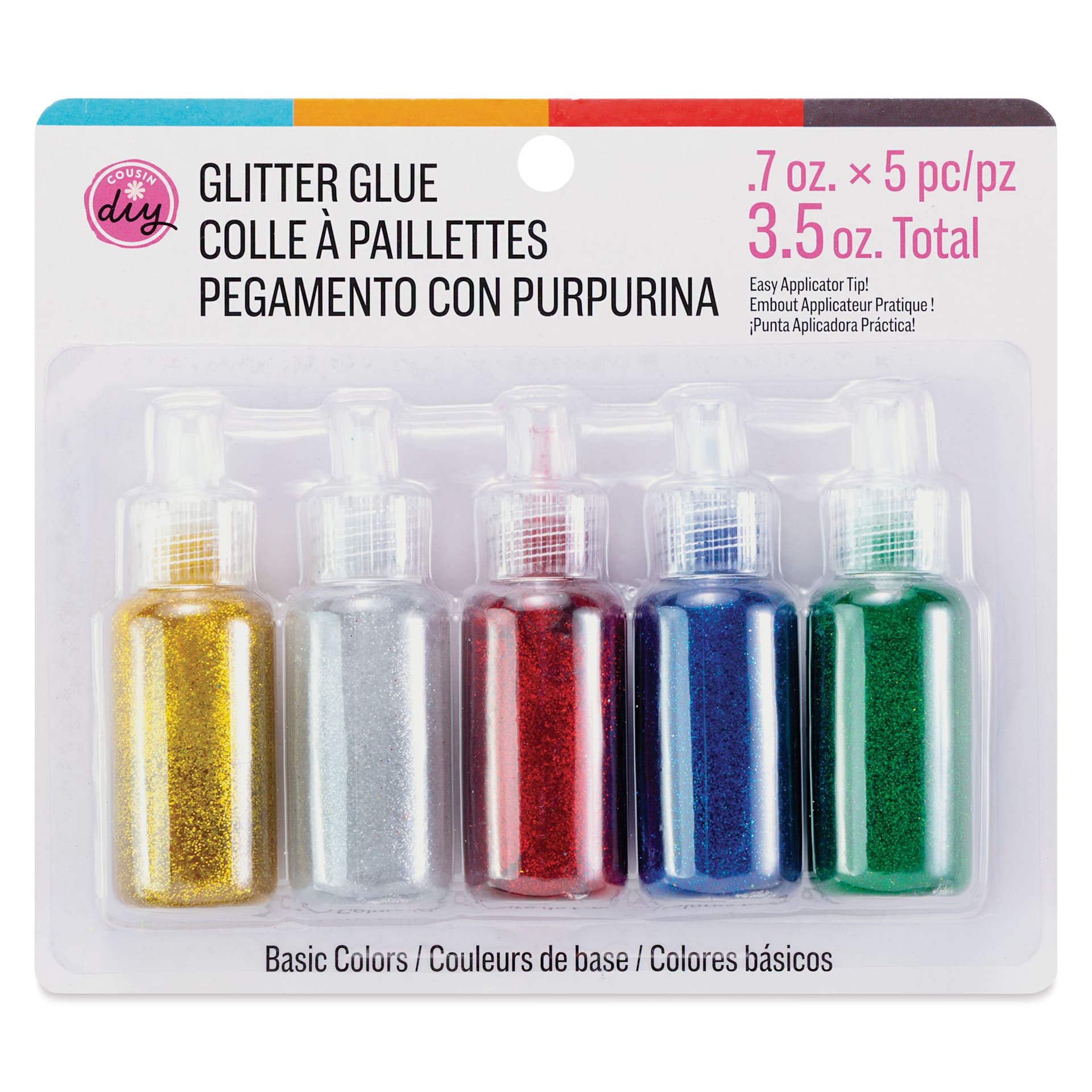 Cousin DIY Glitter Glue front of packaging