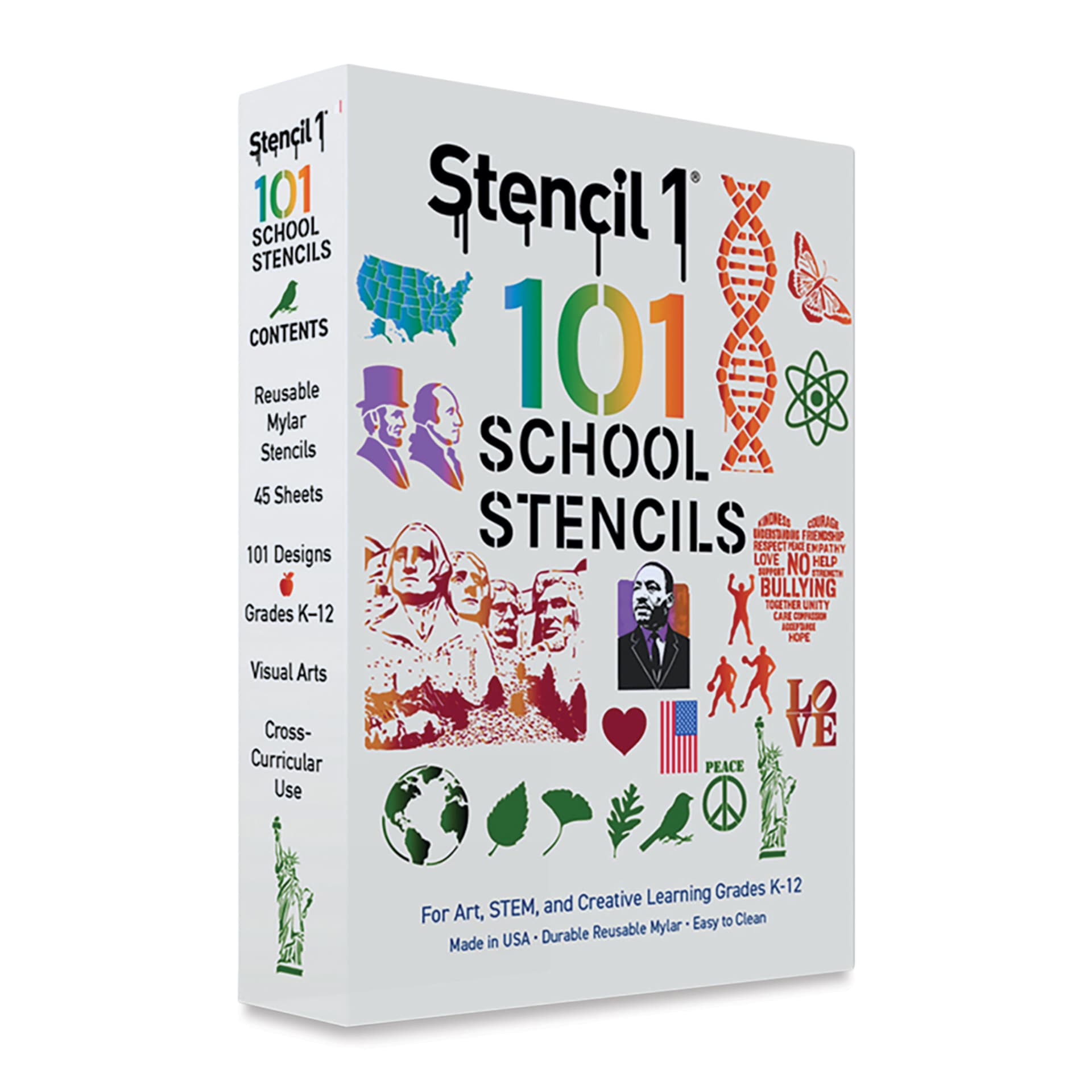 Stencil1 101 School Stencil System, packaging