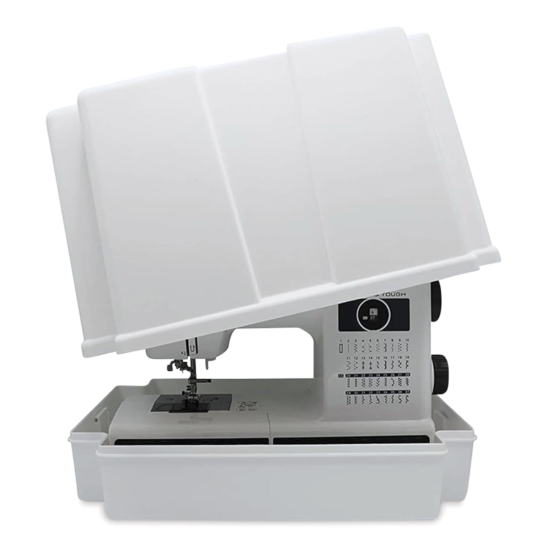Brother 5300A Sewing Machine Hardcase, partially open (sewing machine not included)