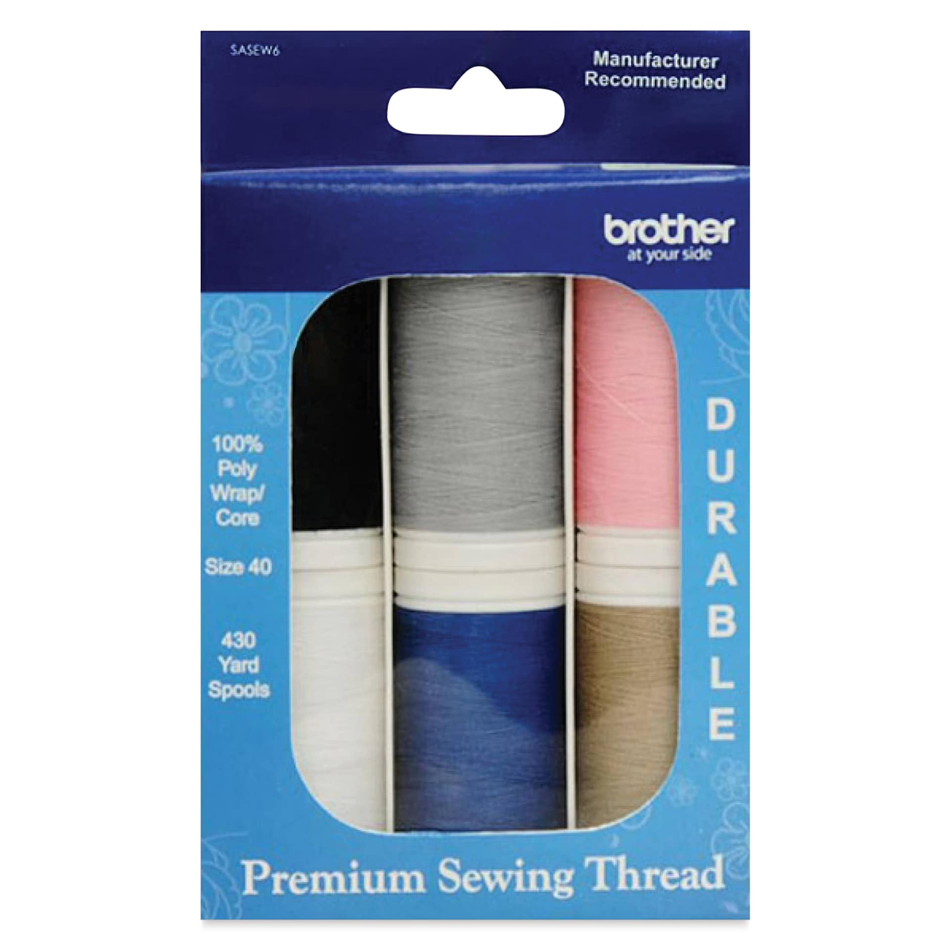 Brother Premium Sewing Thread, front of packaging