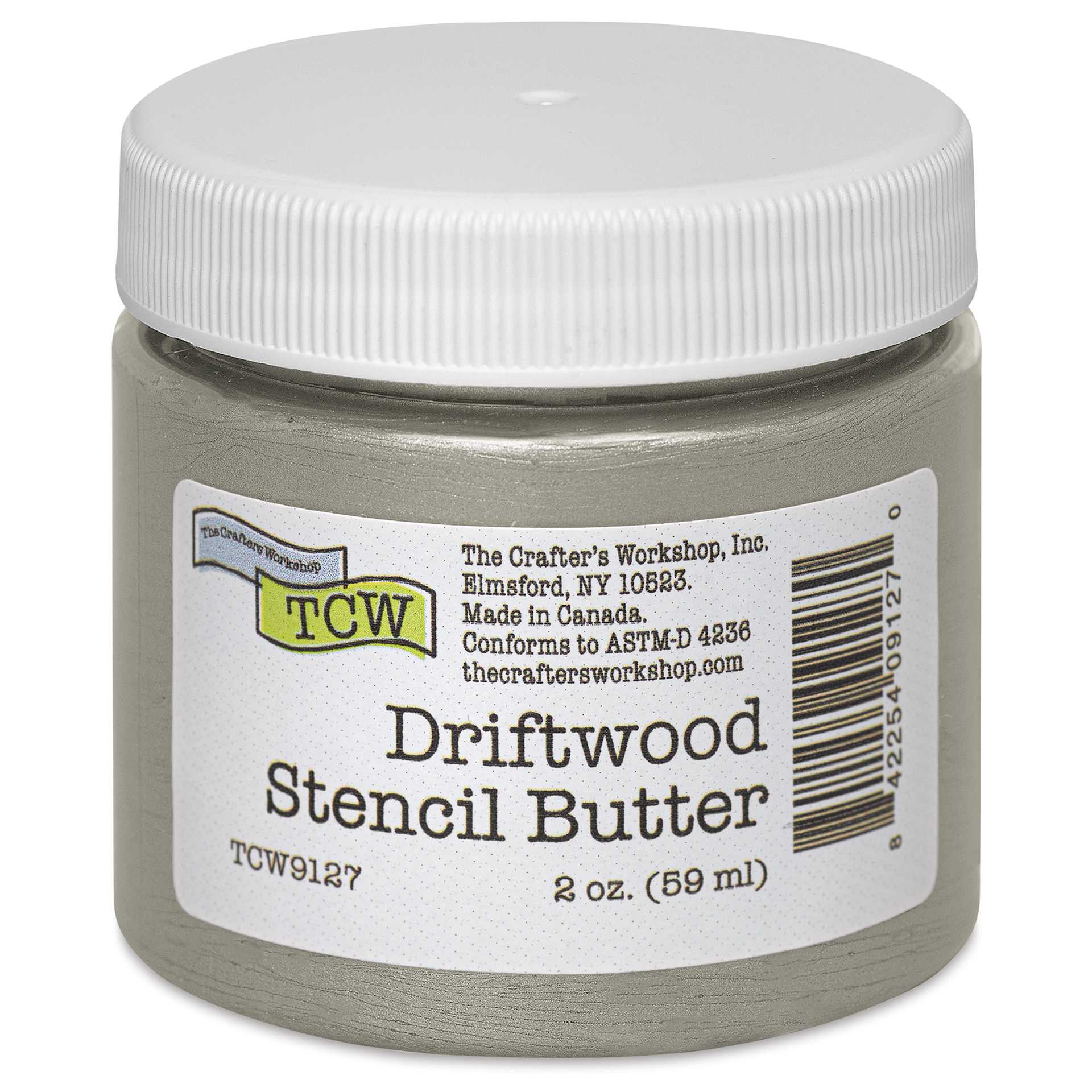 Stencil Butter Acrylic Paint - Driftwood, 2 oz, Jar