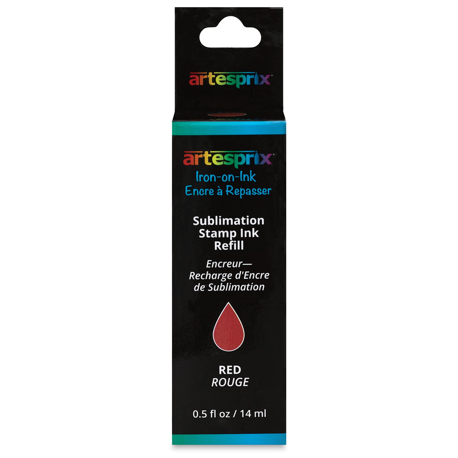 Artesprix Sublimation Stamp Ink Refill - Red, 0.5 oz (front of package)