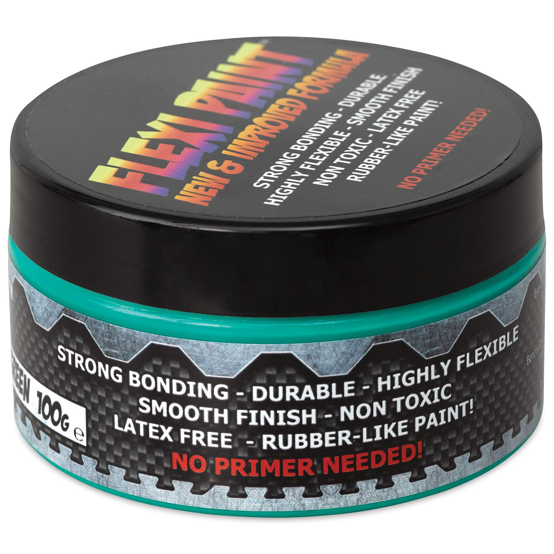 Flexi Paint Waterbased Flexible Cosplay Paint - Green, 100 g (0.22 lb) back