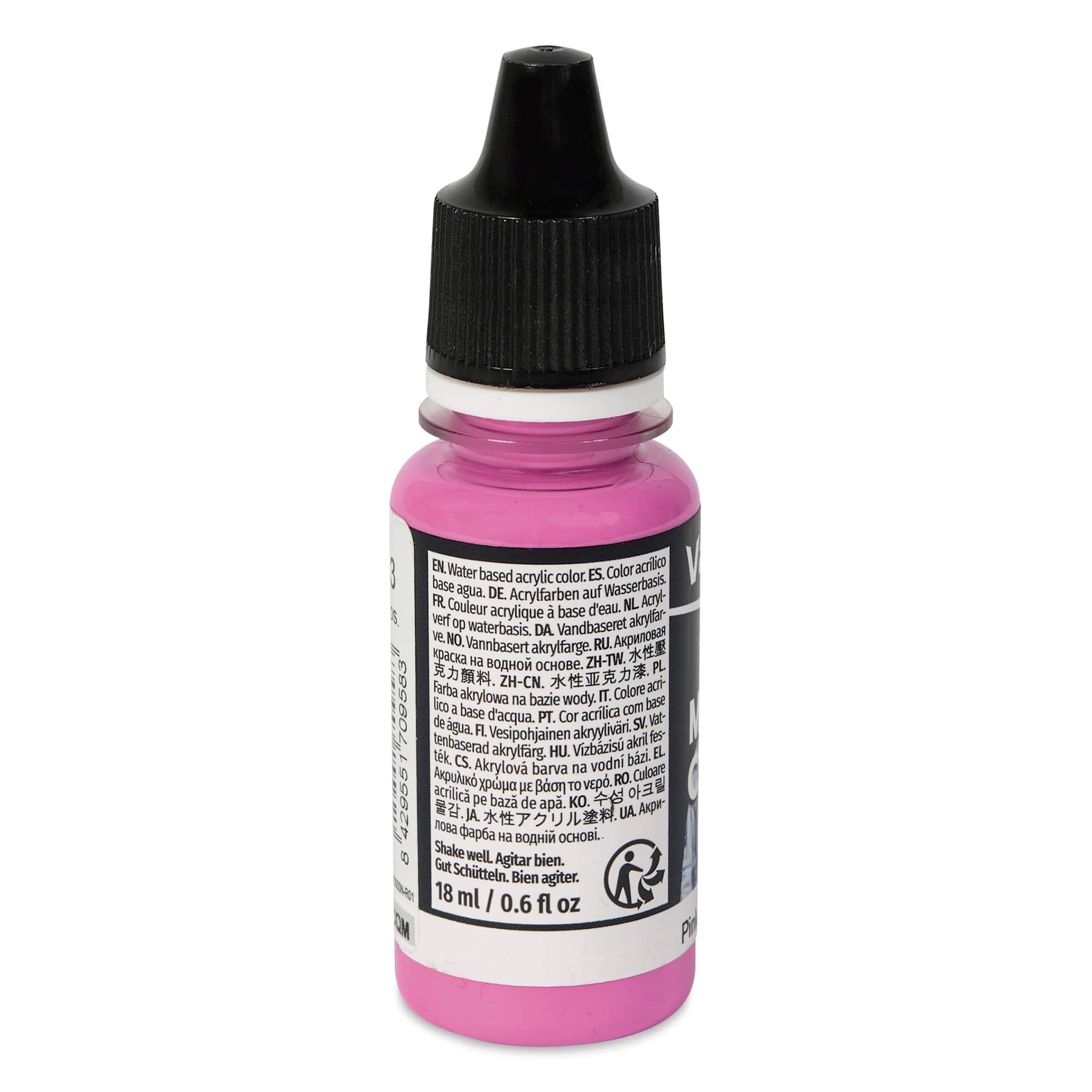 Vallejo Acrylic Model Color Paint - Pink, 18 ml back
