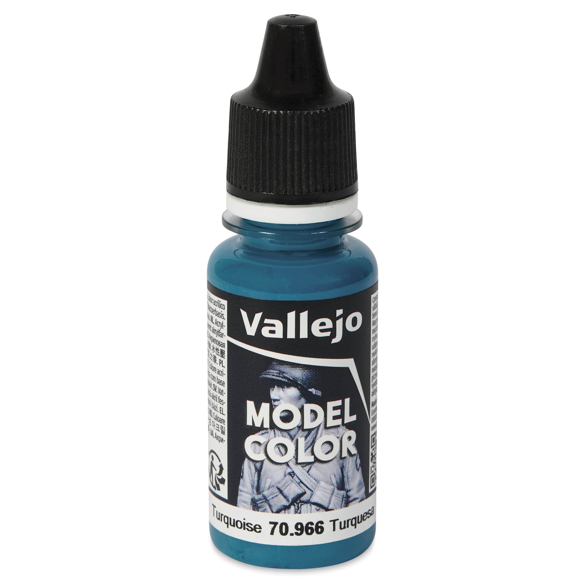 Vallejo Acrylic Model Color Paint - Turquoise, 18 ml