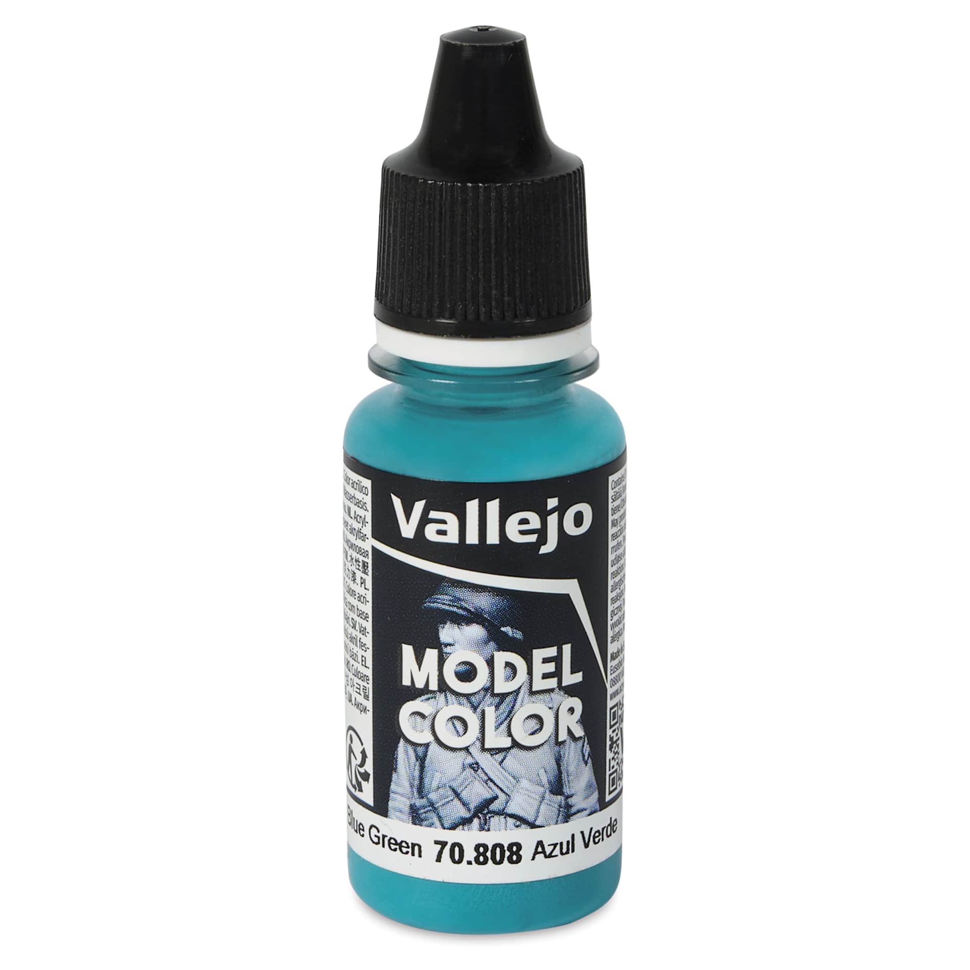 Vallejo Acrylic Model Color Paint - Blue Green, 18 ml