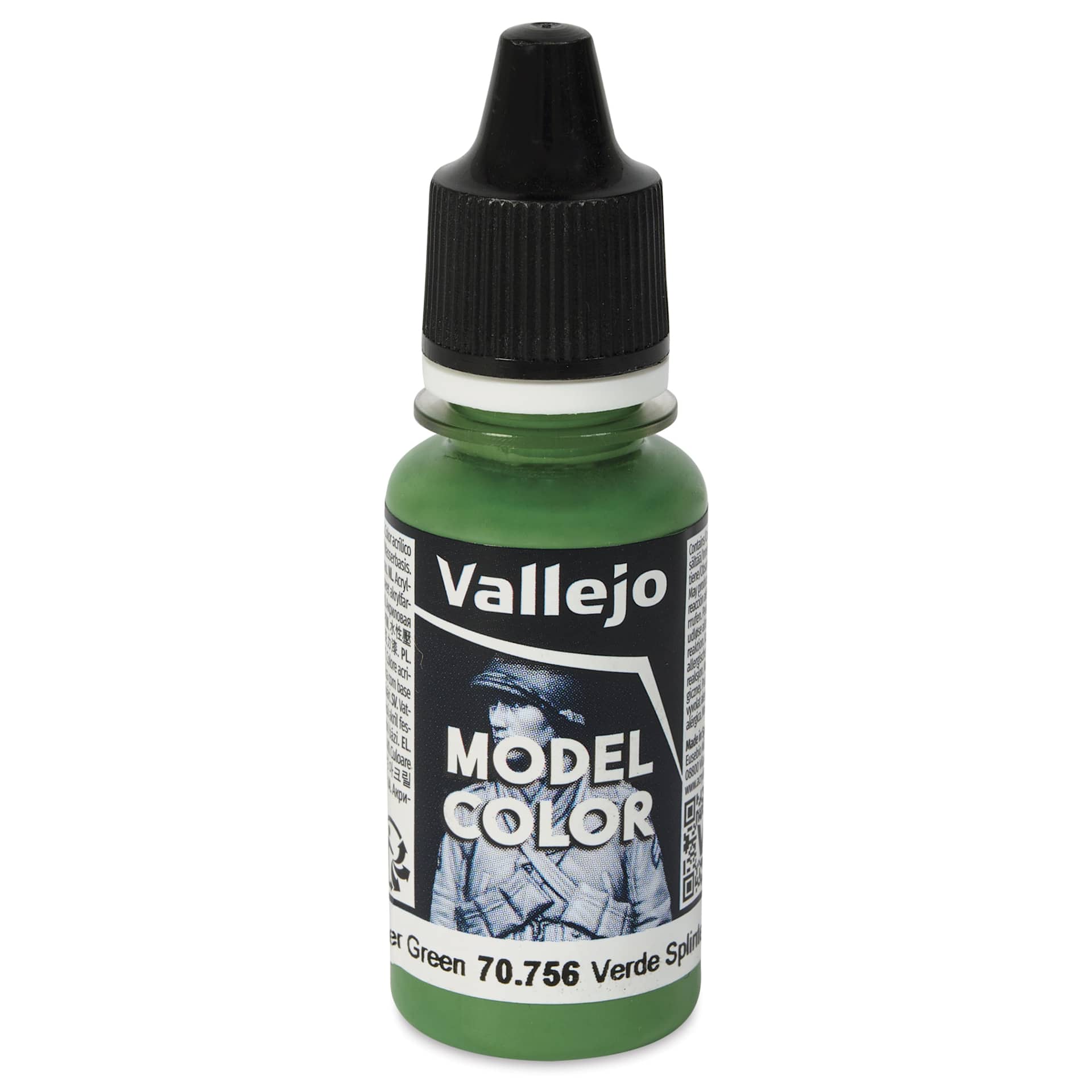 Vallejo Acrylic Model Color Paint - Splinter Green, 18 ml