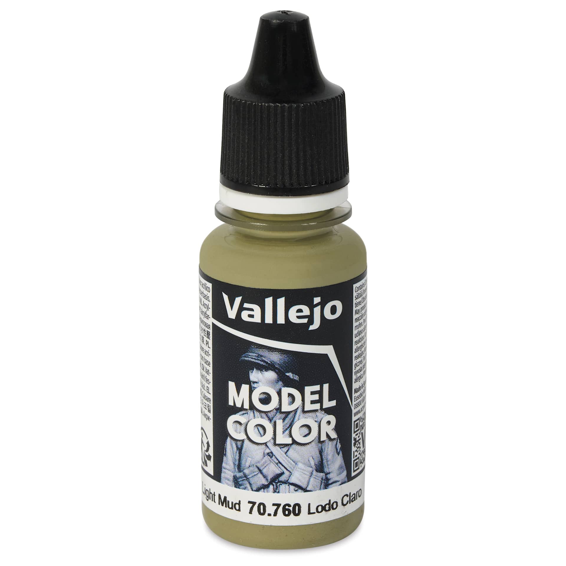 Vallejo Acrylic Model Color Paint - Light Mud, 18 ml
