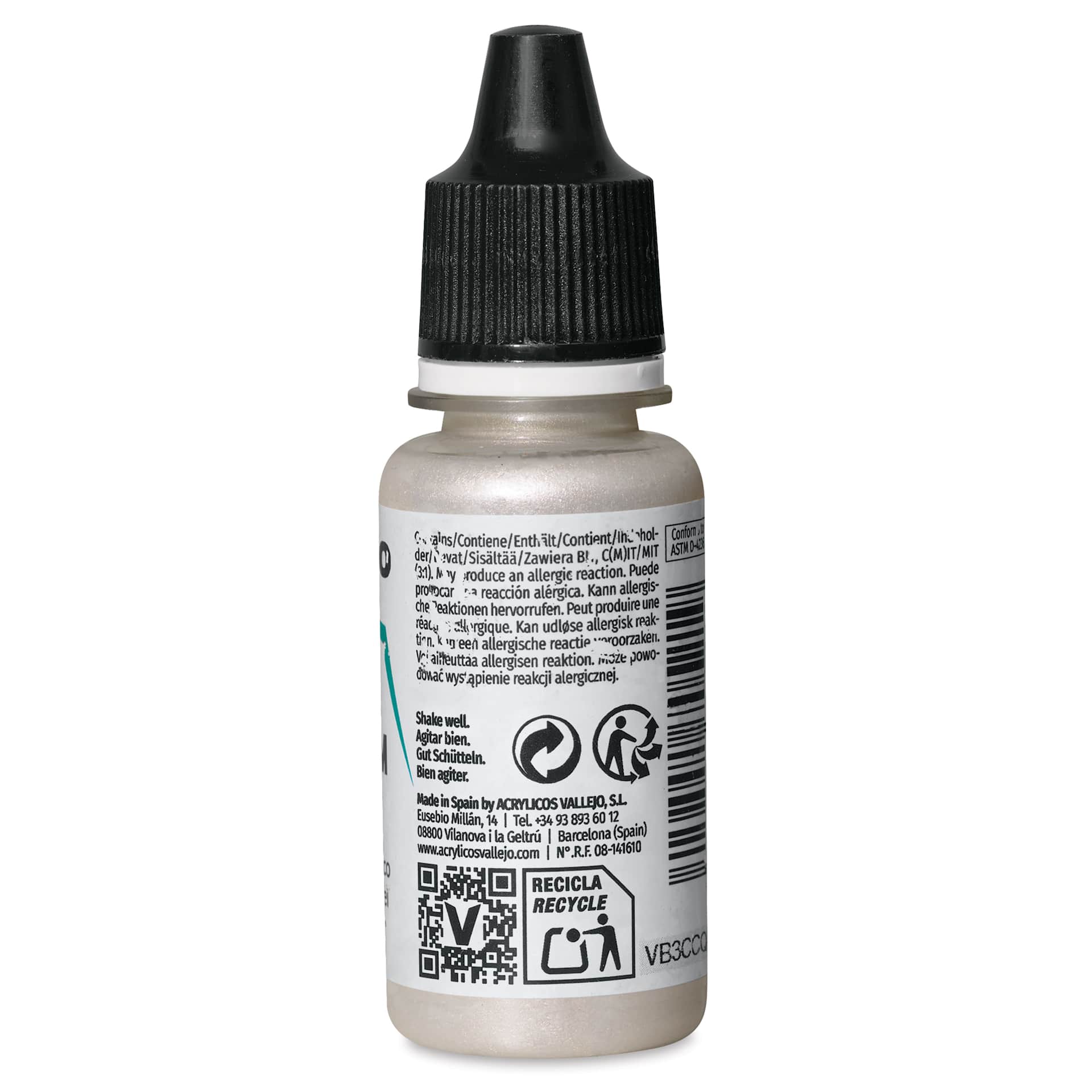 Vallejo Model Color Metal Medium - 18 ml back