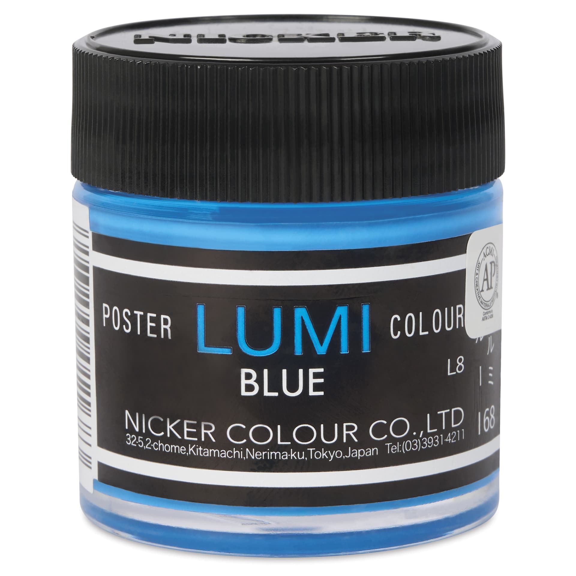 Nicker Lumi Poster Colour Paint - Lumi Blue, 40 ml