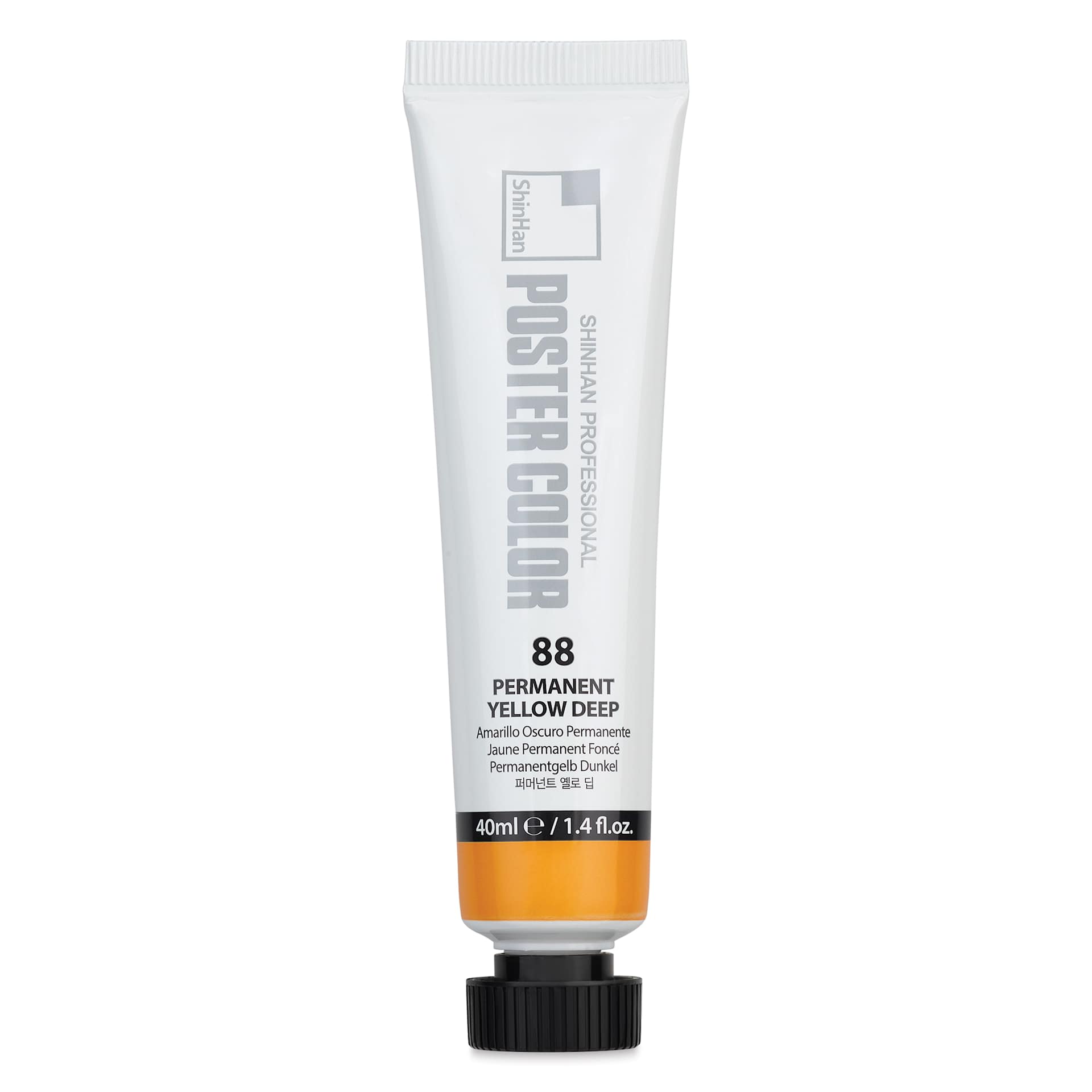 ShinHan Professional Poster Color Paint - Permanent Yellow Deep, 40 ml