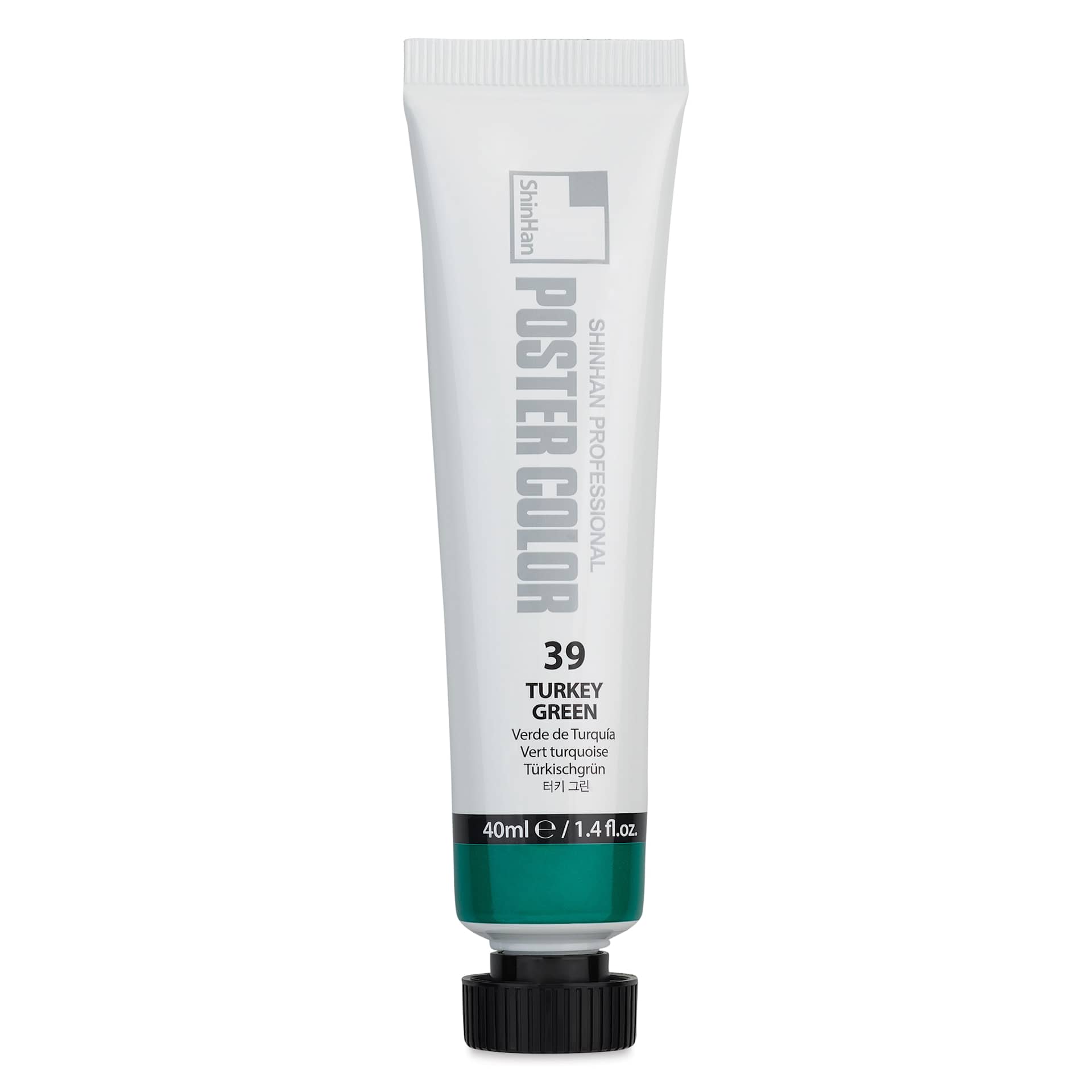 ShinHan Professional Poster Color Paint - Turkey Green, 40 ml tube