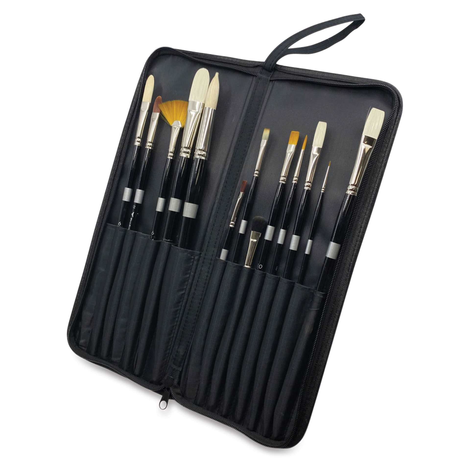 Trekell Brush Case, filled with paint brushes, brushes sold separately