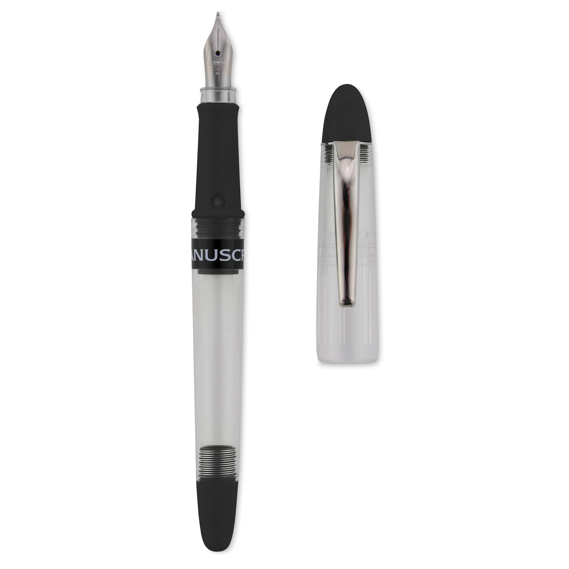 Manuscript Clarity Fountain Pen - Iridium Nib, Black