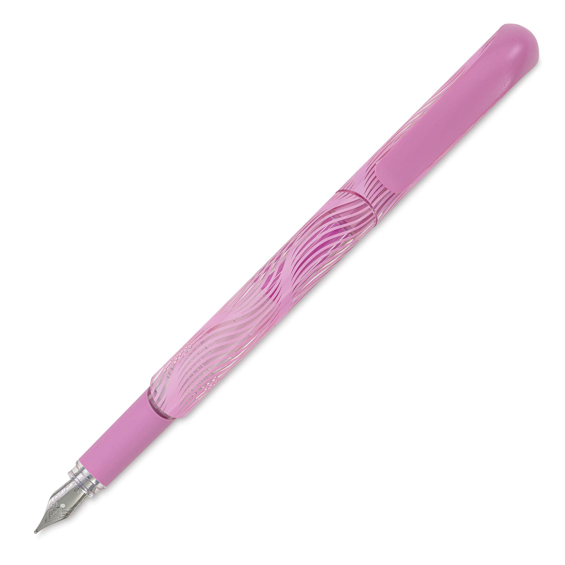Manuscript Clarity Fountain Pen - Iridium Nib, Meditative Mauve, cap off