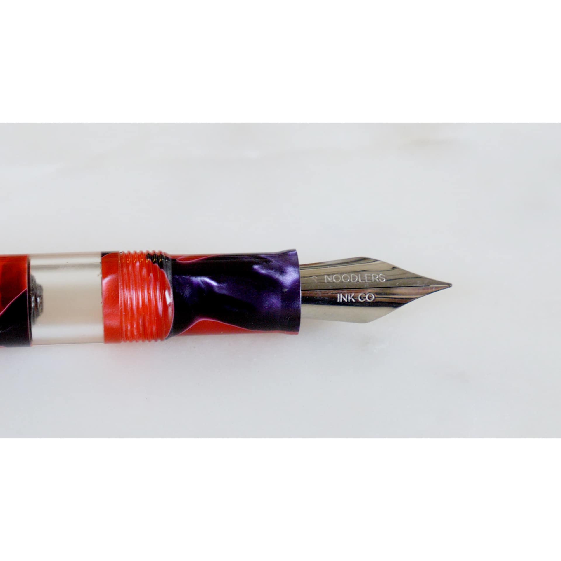 Noodler's Ink Konrad Acrylic Flex Fountain Pens, close-up