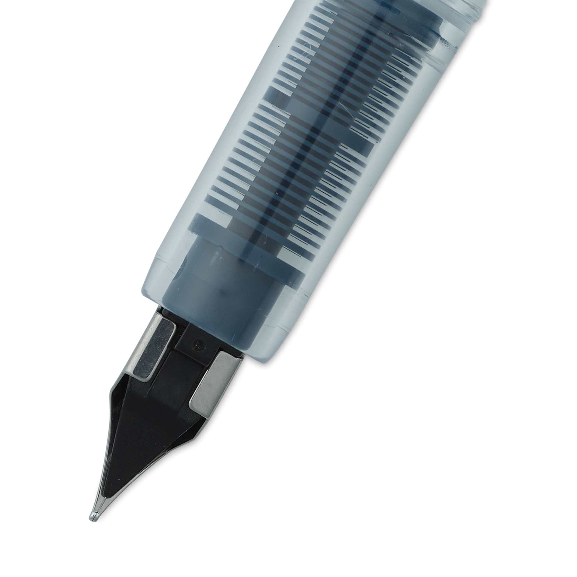 Platinum Preppy Fountain Pen - Blue Black, Fine, close-up, back of nib