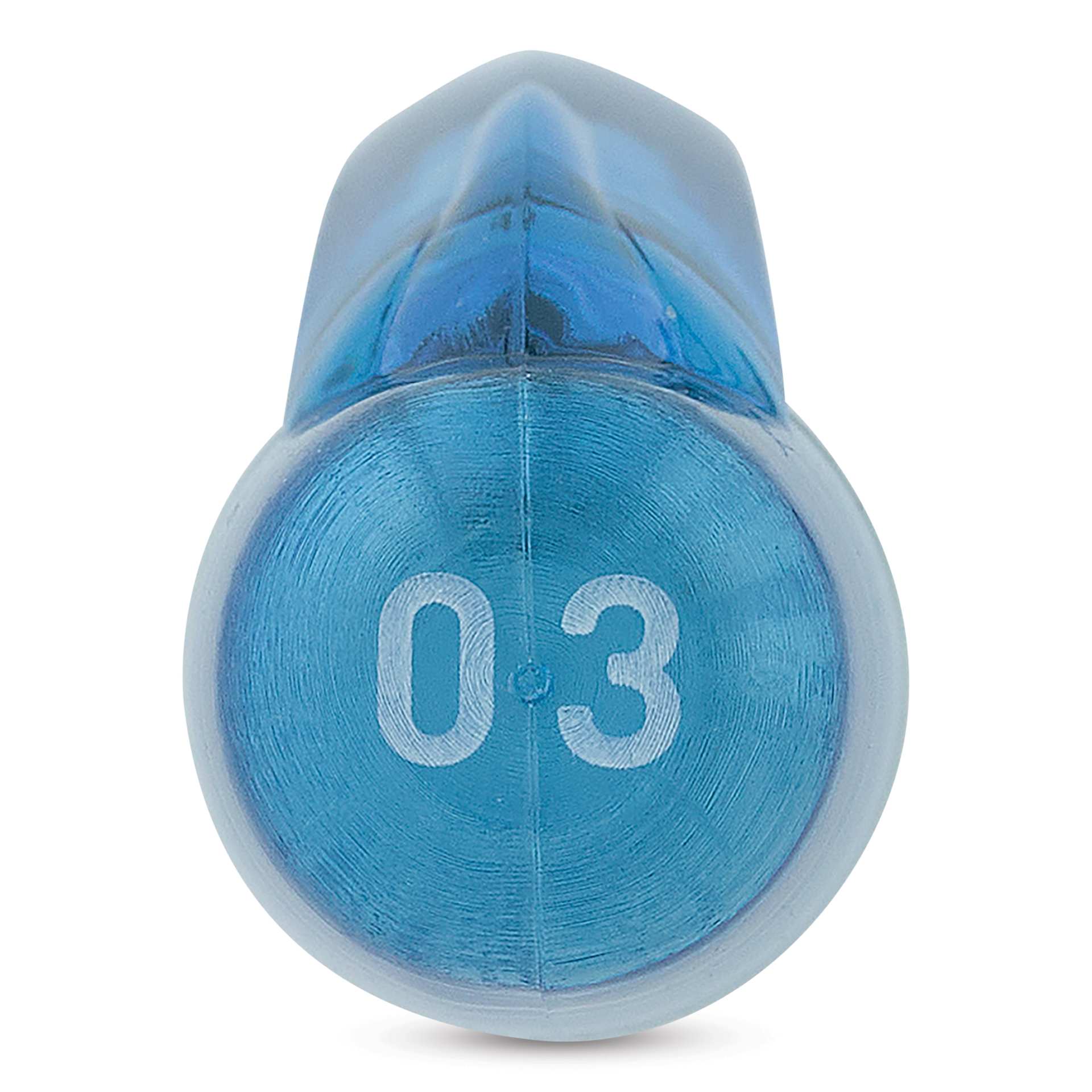 Platinum Preppy Fountain Pen - Blue Black, Fine, close-up of cap