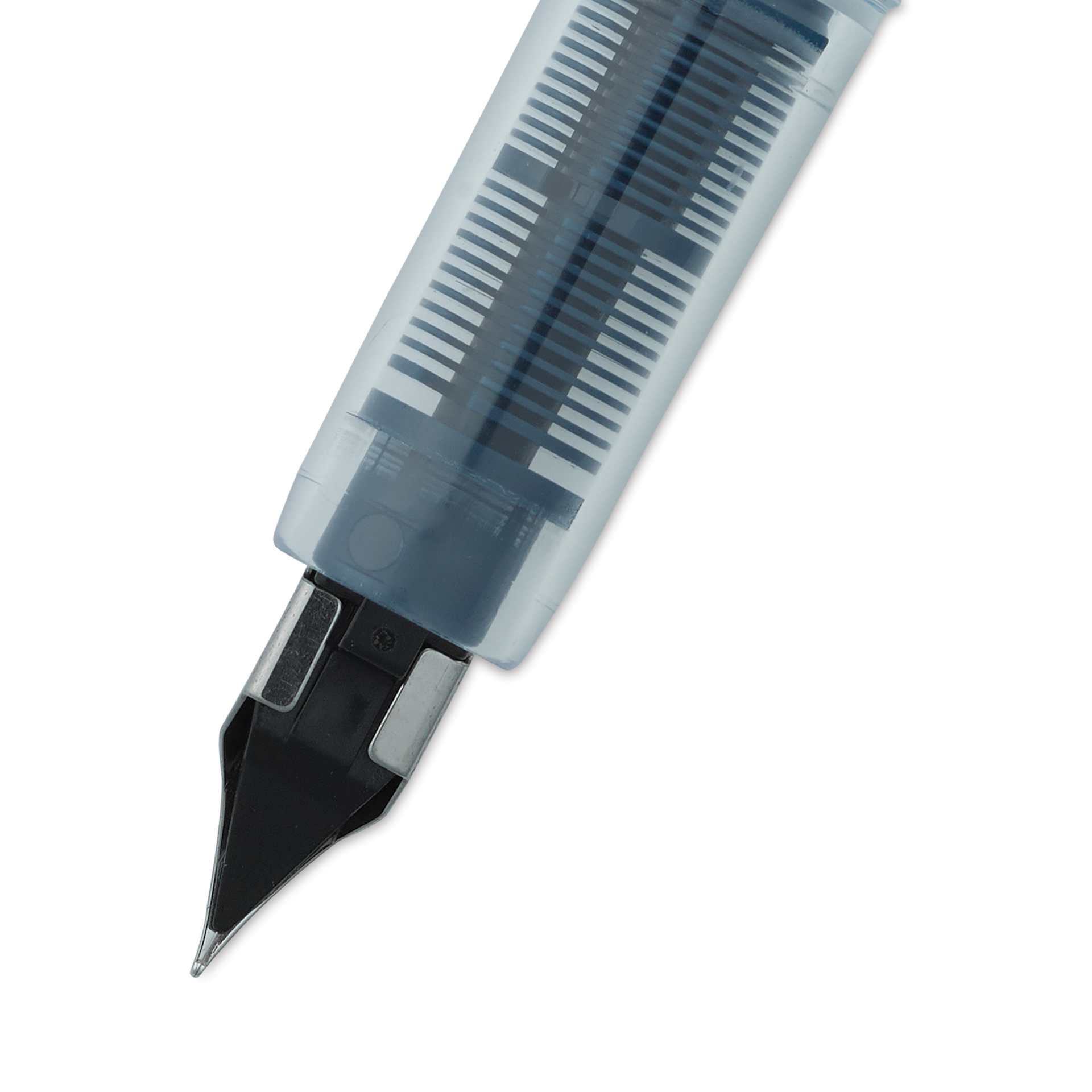 Platinum Preppy Fountain Pen - Blue Black, Extra Fine, close-up, back of nib