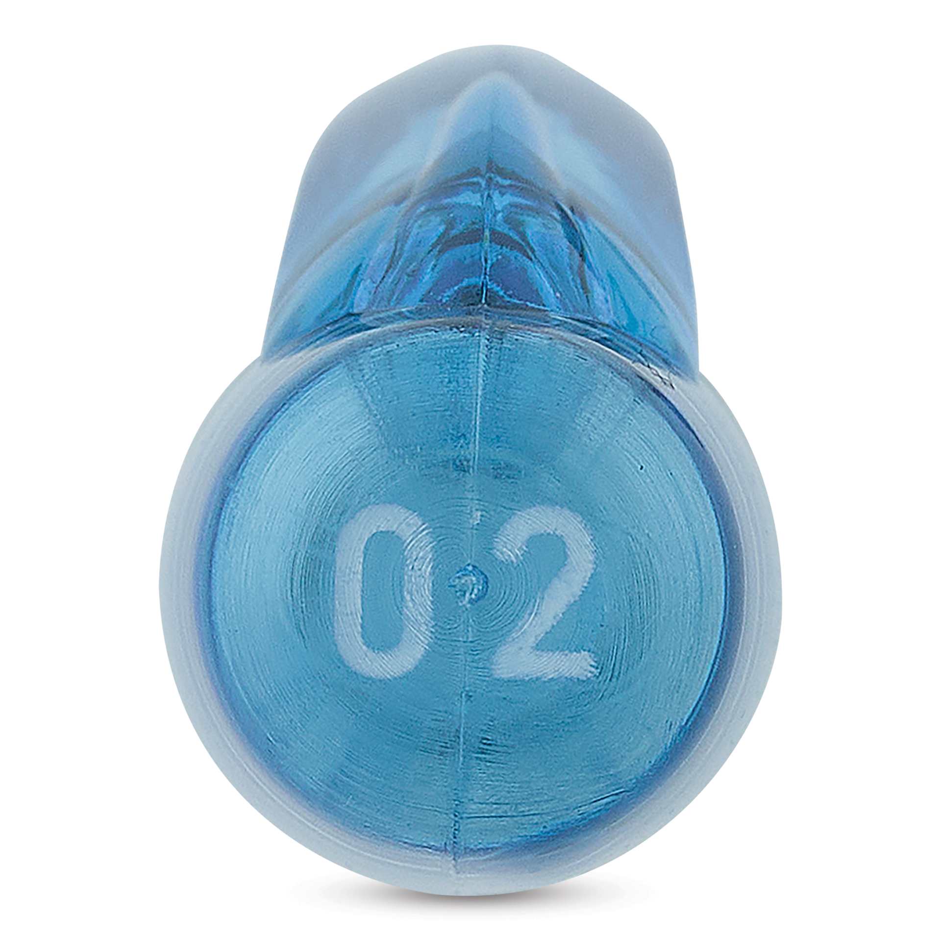 Platinum Preppy Fountain Pen - Blue Black, Extra Fine, close-up of cap