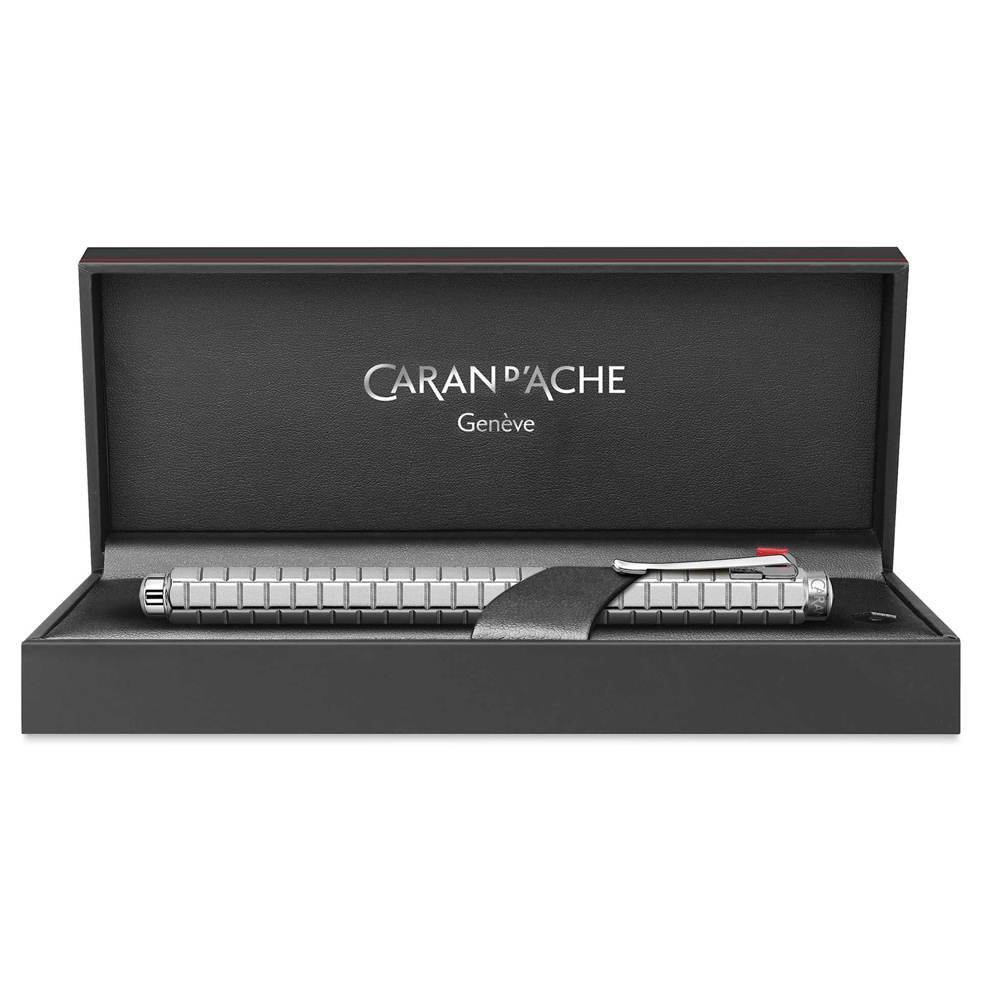 Caran d'Ache Ecridor Avenue Ballpoint Pen - Platinum Coated, in packaging