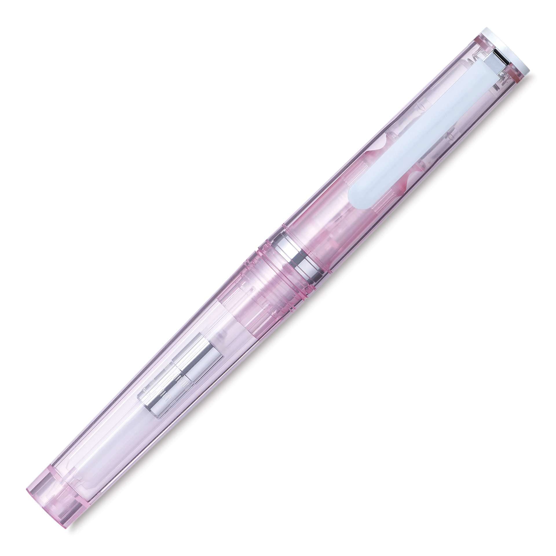 Sailor TUZU Adjust Fountain Pen - Glassy Crystal Cherry, Fine, capped
