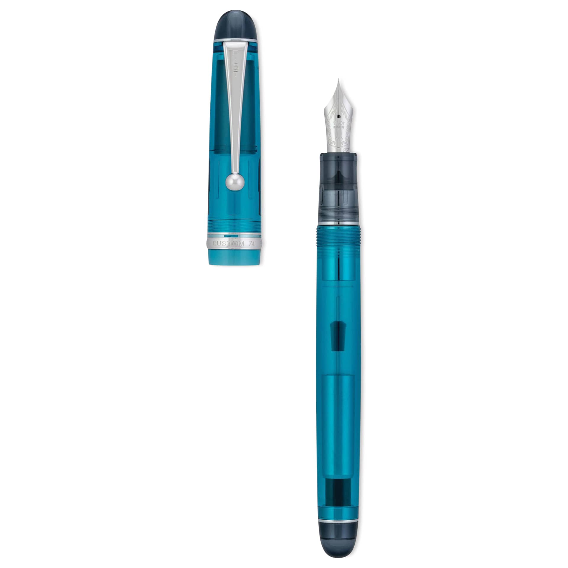 Pilot Custom 74 Fountain Pen - Teal, Extra-Fine