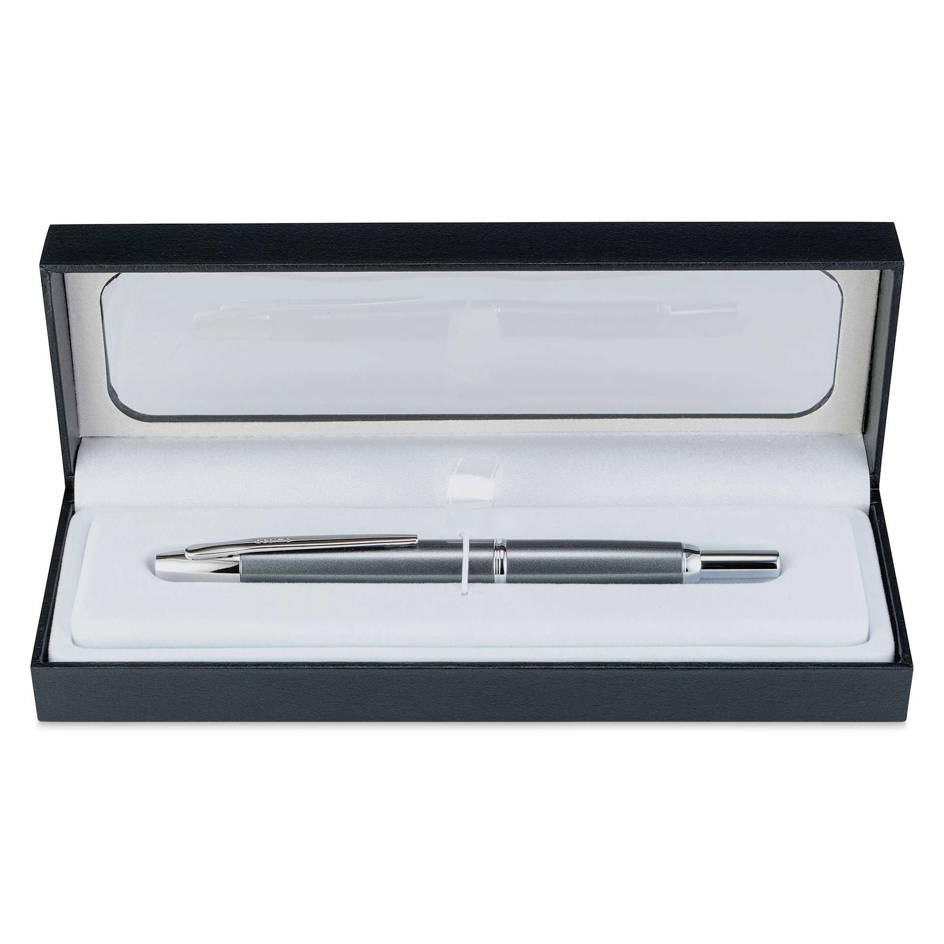 Pilot Vanish Point Decimo Fountain Pen - Dark Gray, Fine, inside of the packaging