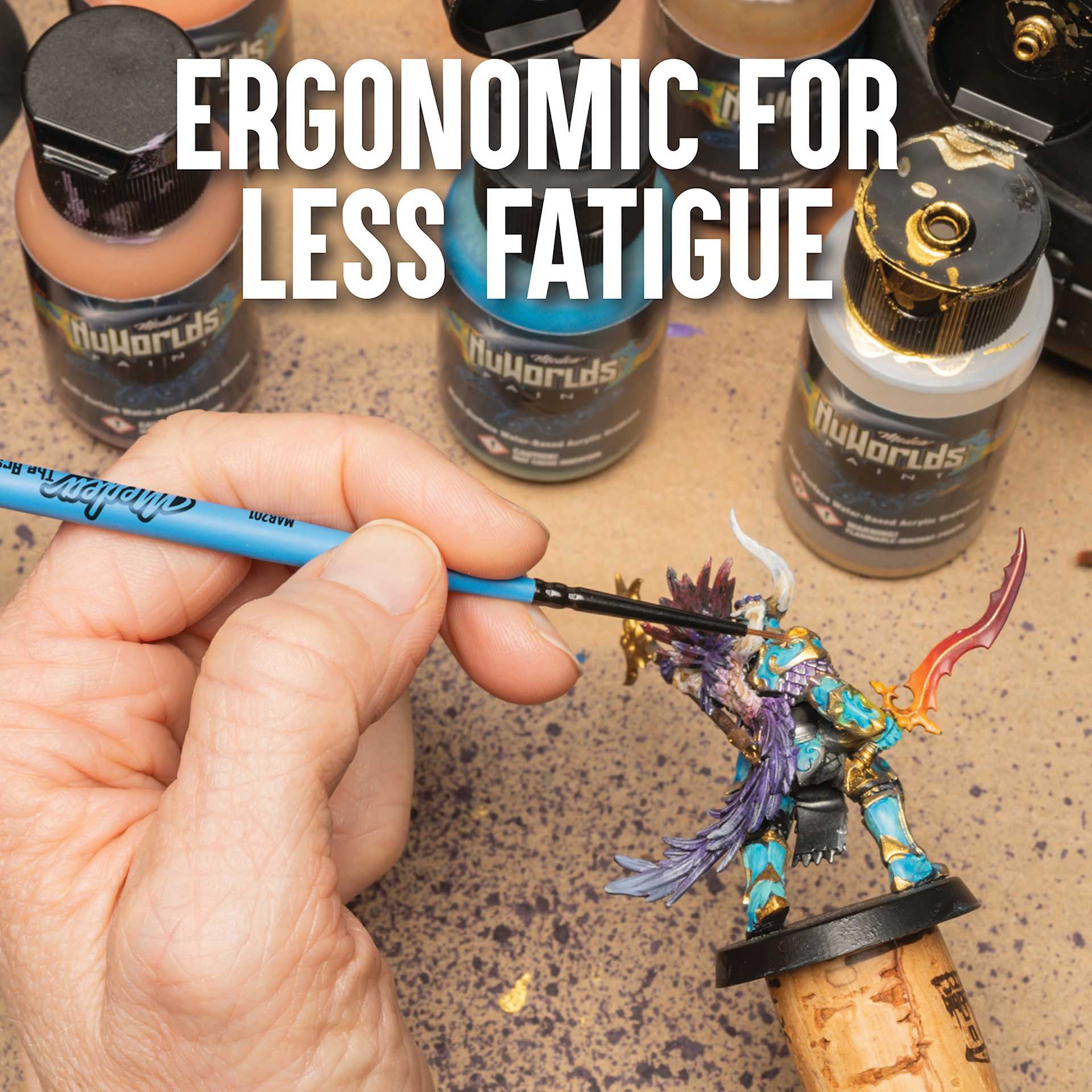 Ergonomic for less fatigue
