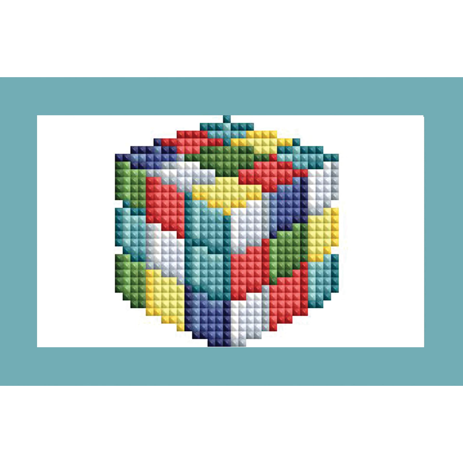 Diamond Art Club Mini Dazzles Kit - 80's, Rubik's cube