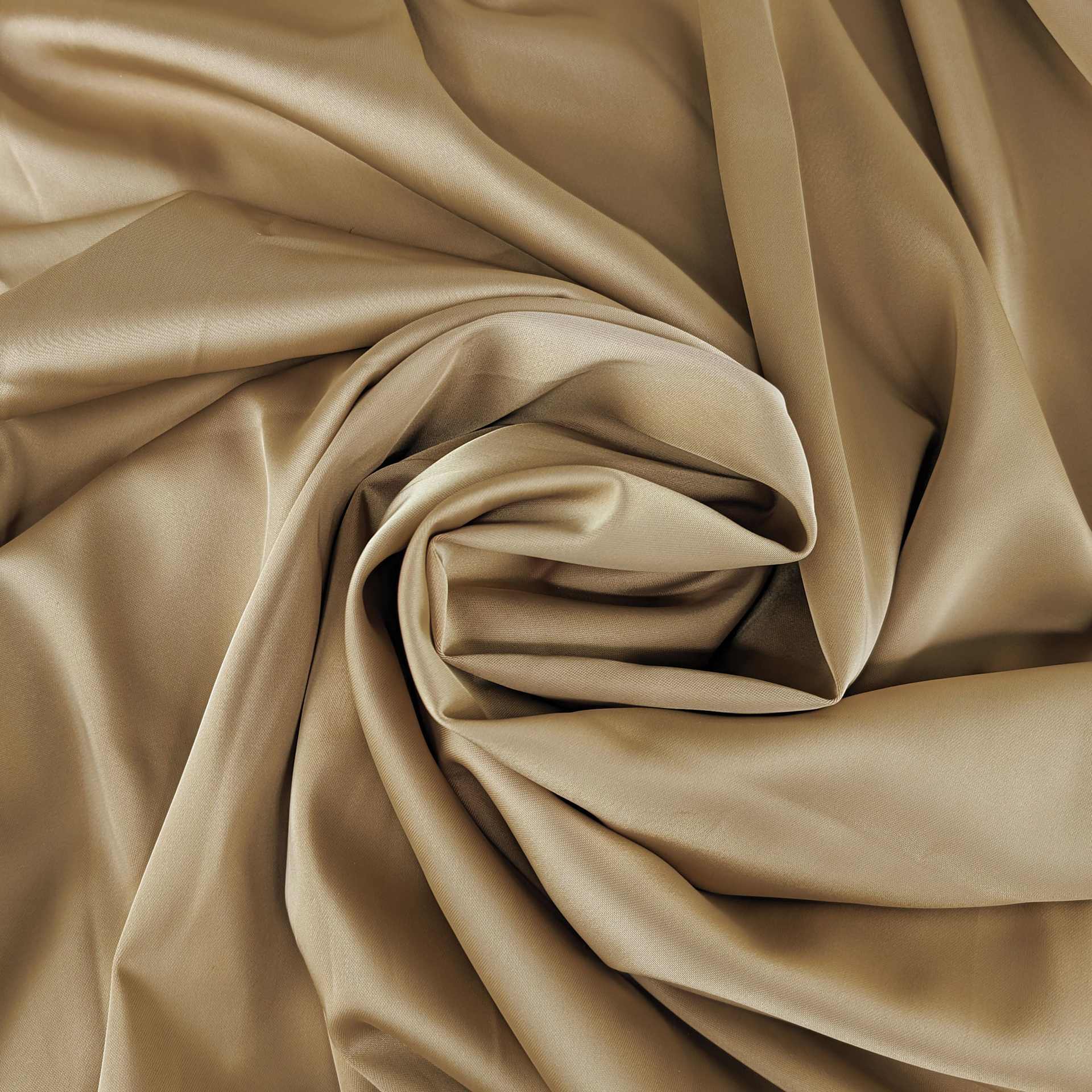 Camelot Solid Moonlight Fabric - Latte, 58" x 15 yds, rolled up