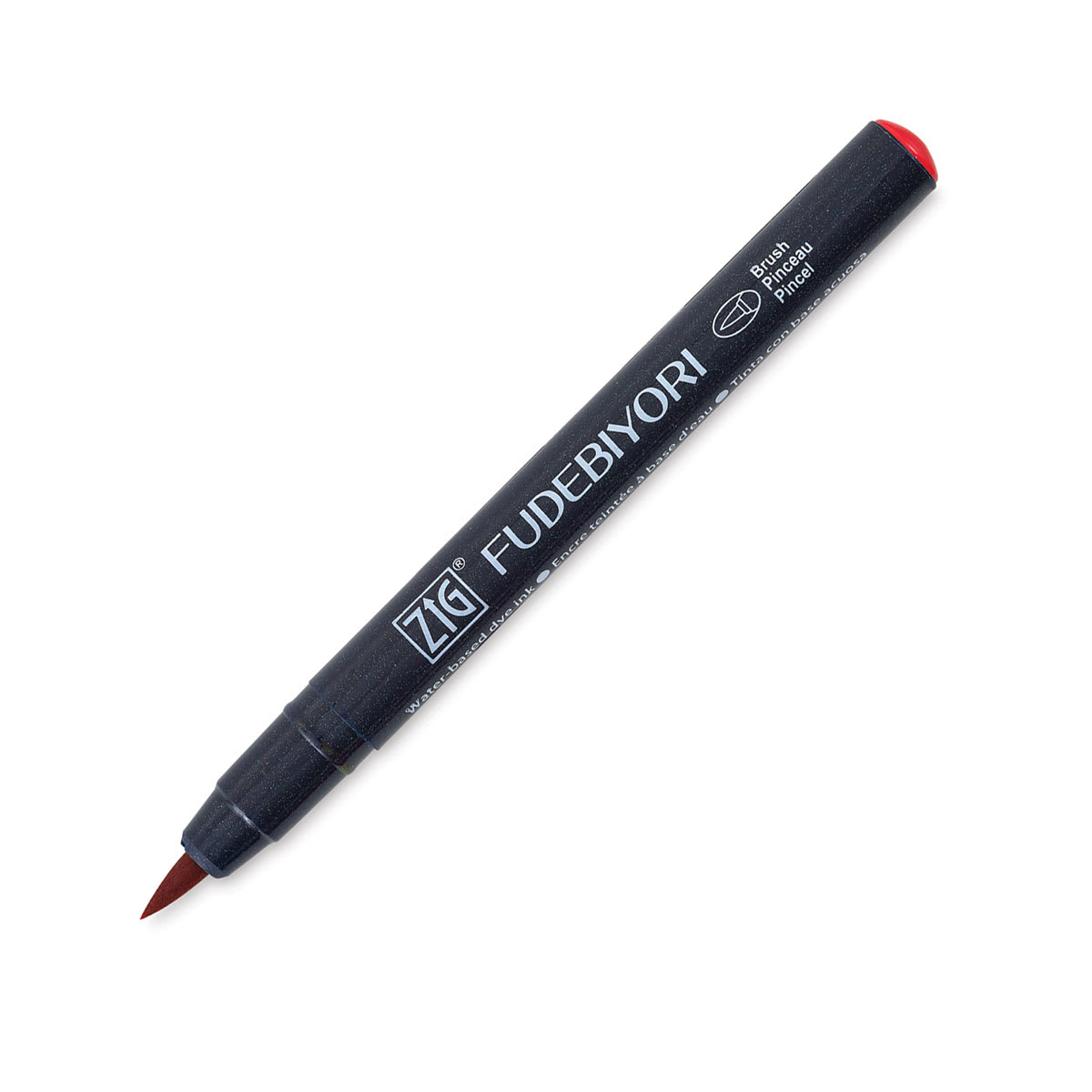 Zig Fudebiyori Brush Pen - Carmine Red
