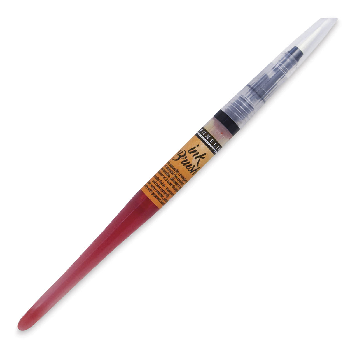 Sennelier Ink Brush - Orange (with Cap)