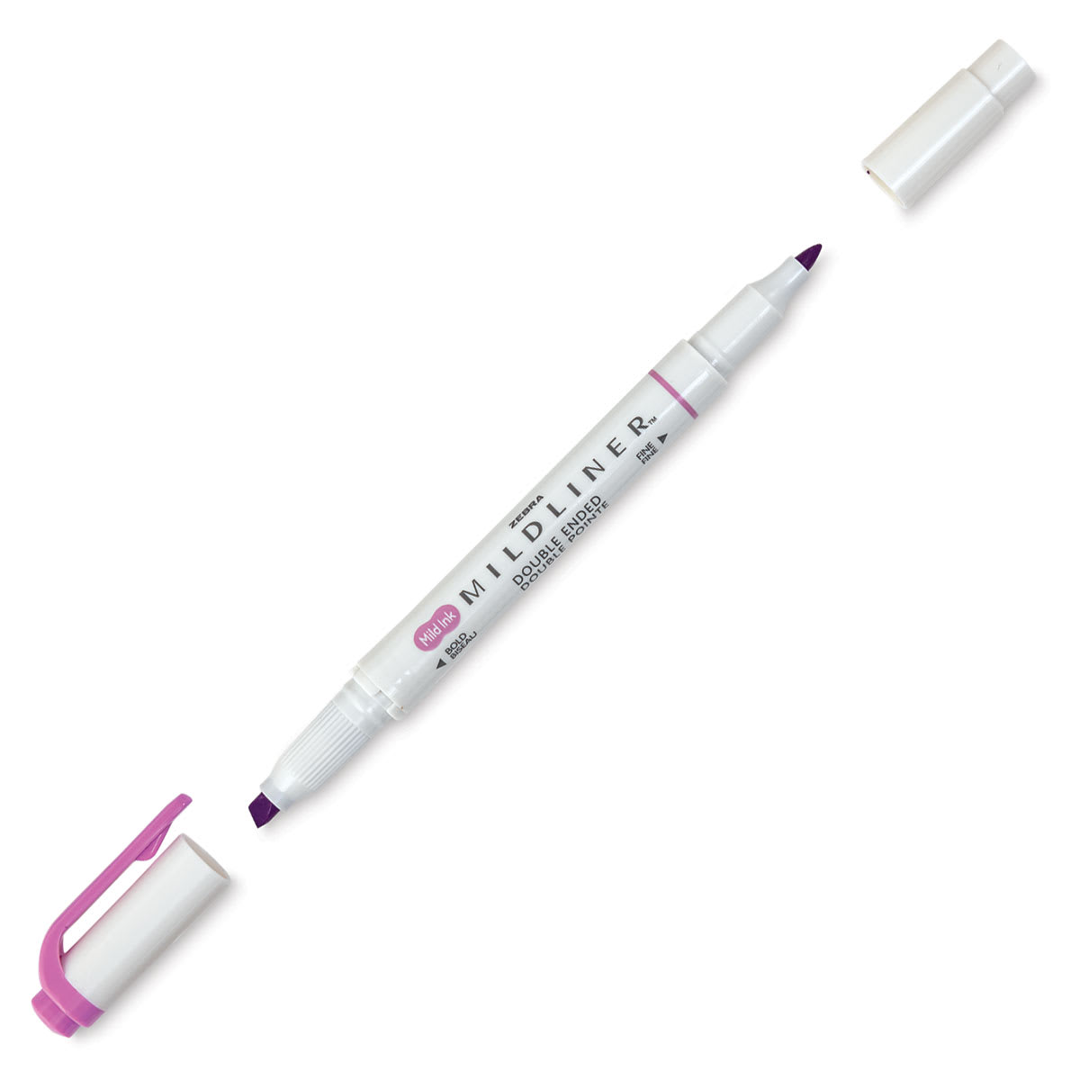 Zebra Mildliner Double Ended Creative Marker - Magenta