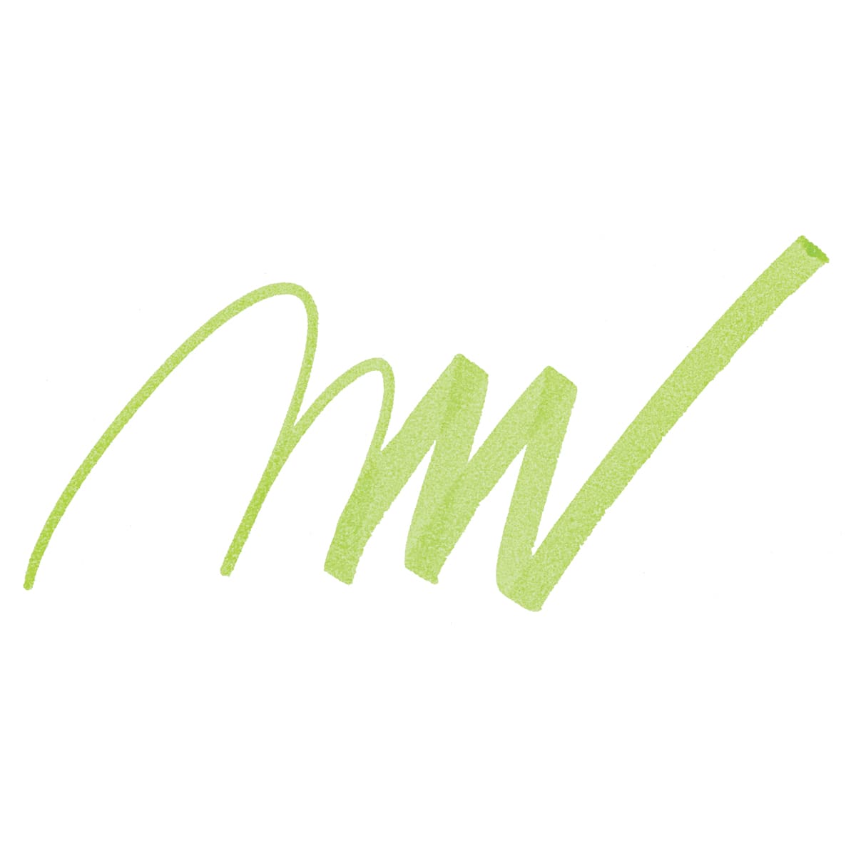 Zebra Mildliner Double Ended Creative Marker - Citrus Green swatch