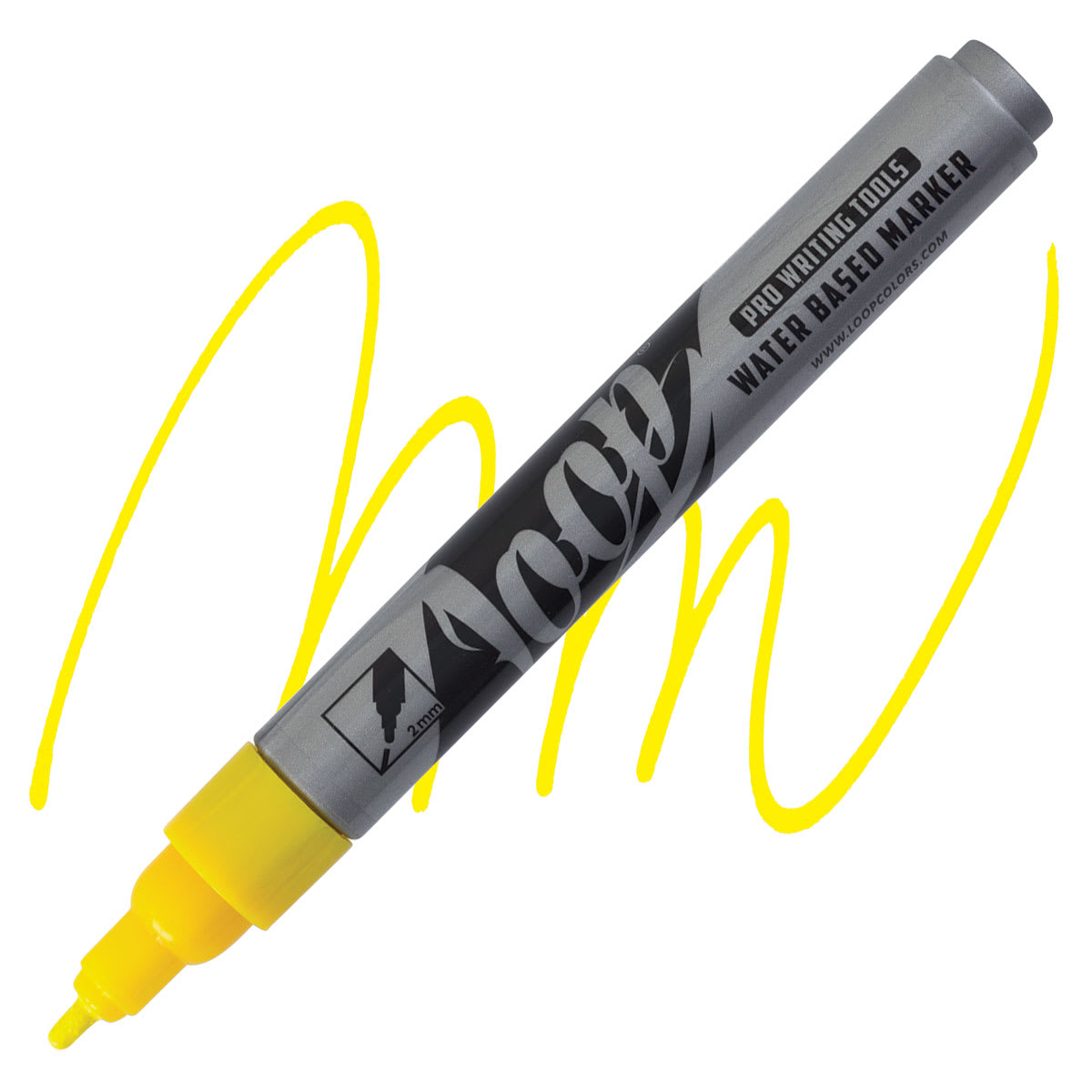 Loop Water-Based Acrylic Marker - Barcelona, 2 mm marker and swatch