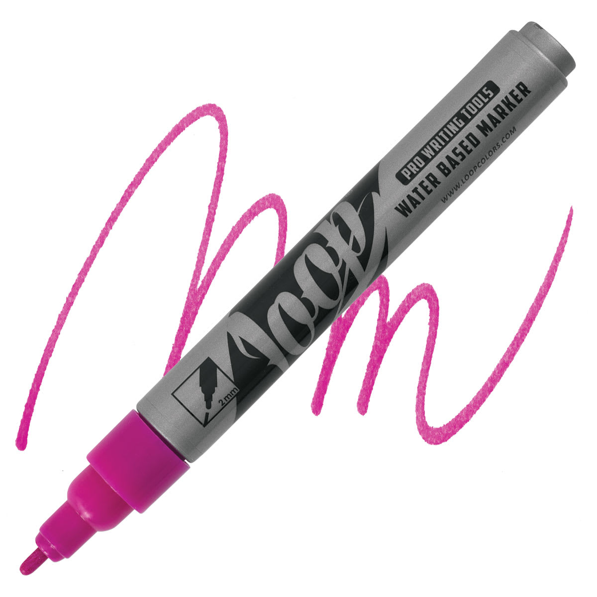 Loop Water-Based Acrylic Marker - Porto, 2 mm marker and swatch