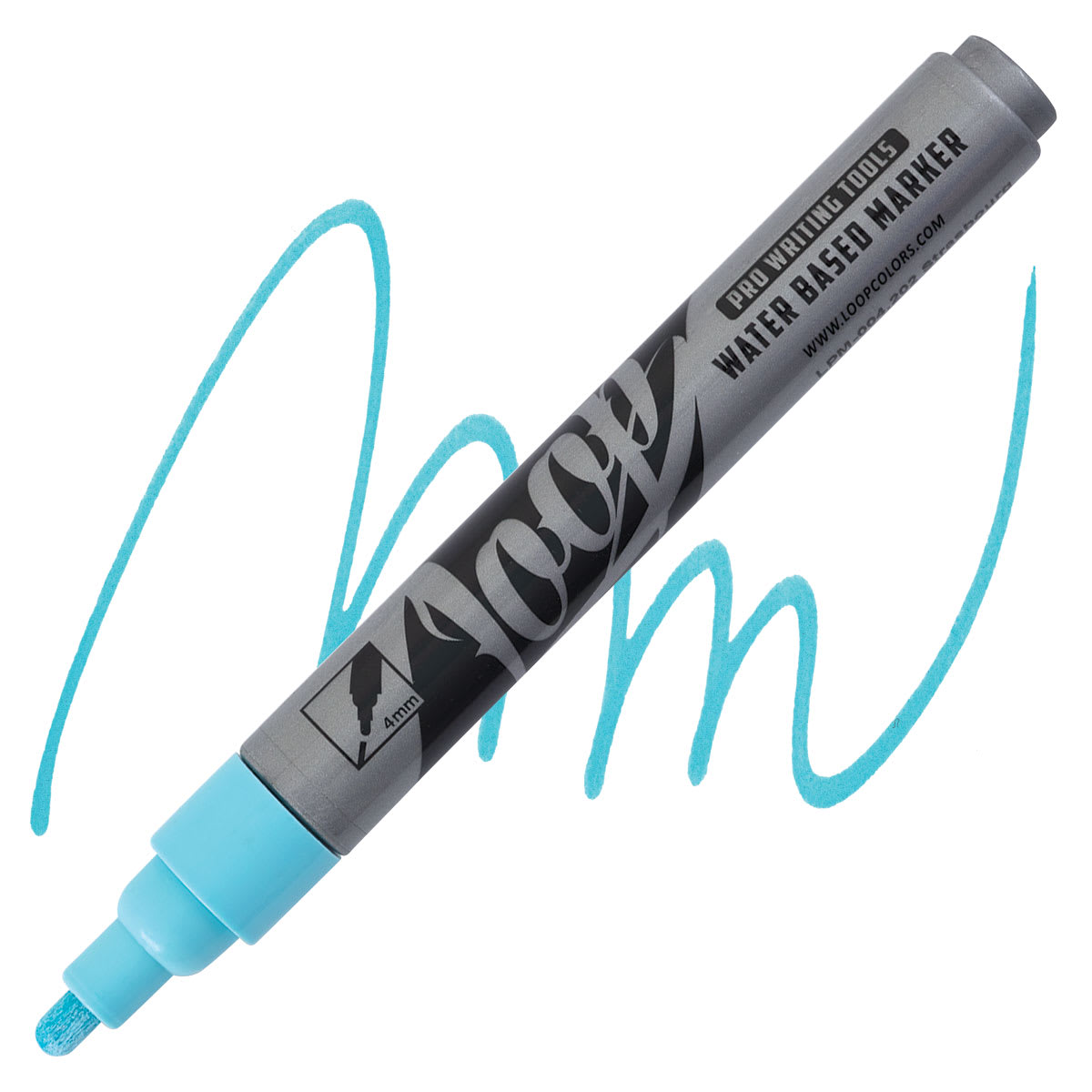 Loop Water-Based Acrylic Marker - Strasbourg, 4 mm marker and swatch