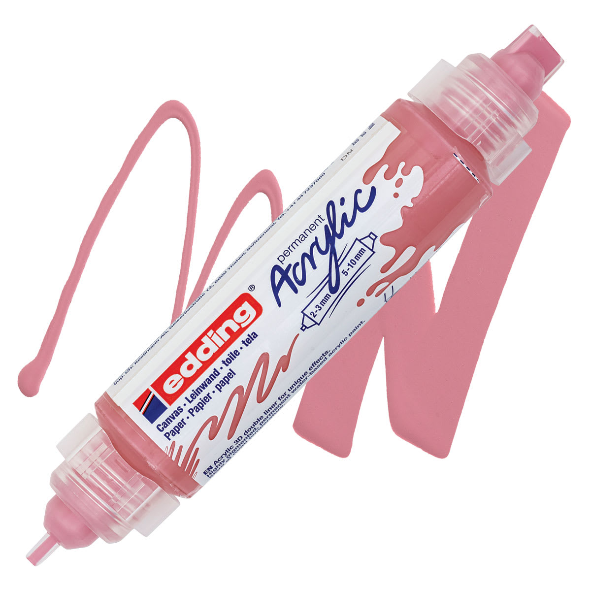 Edding 5400 Acrylic Double Ended Paint Marker - Classy Mauve 935 marker and swatch
