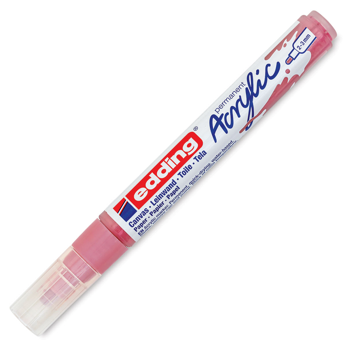 Edding Acrylic Paint Marker - Classy Mauve 935, Medium, Cap On