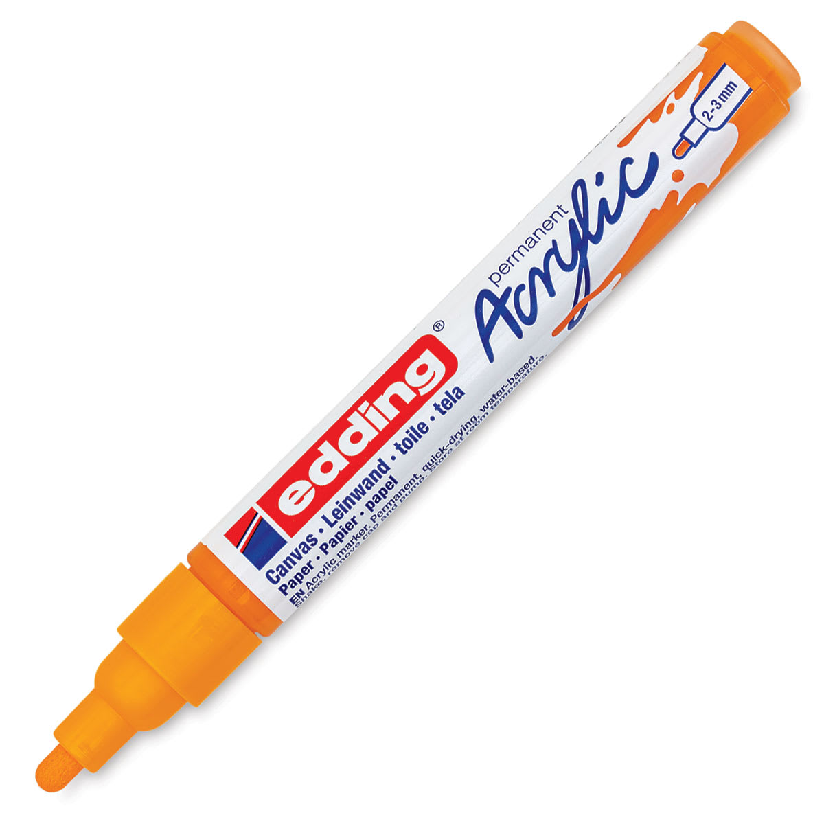Edding Acrylic Paint Marker - Sunny Yellow 906, Medium, Cap Off