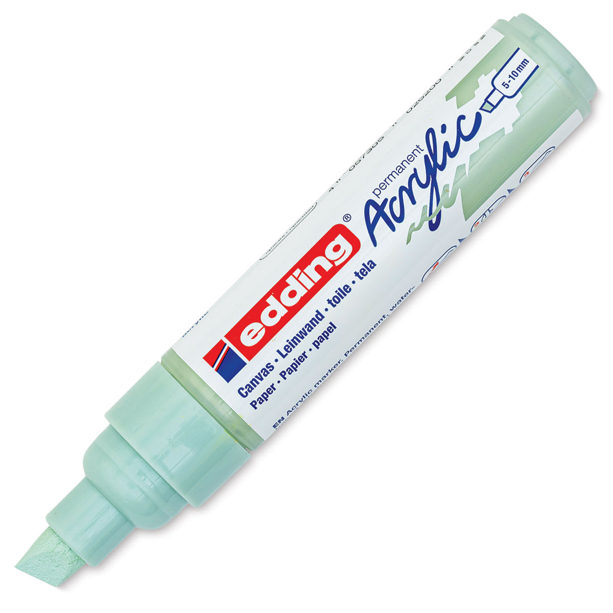 Edding Acrylic Paint Marker - Mellow Mint 928, Broad, Cap Off